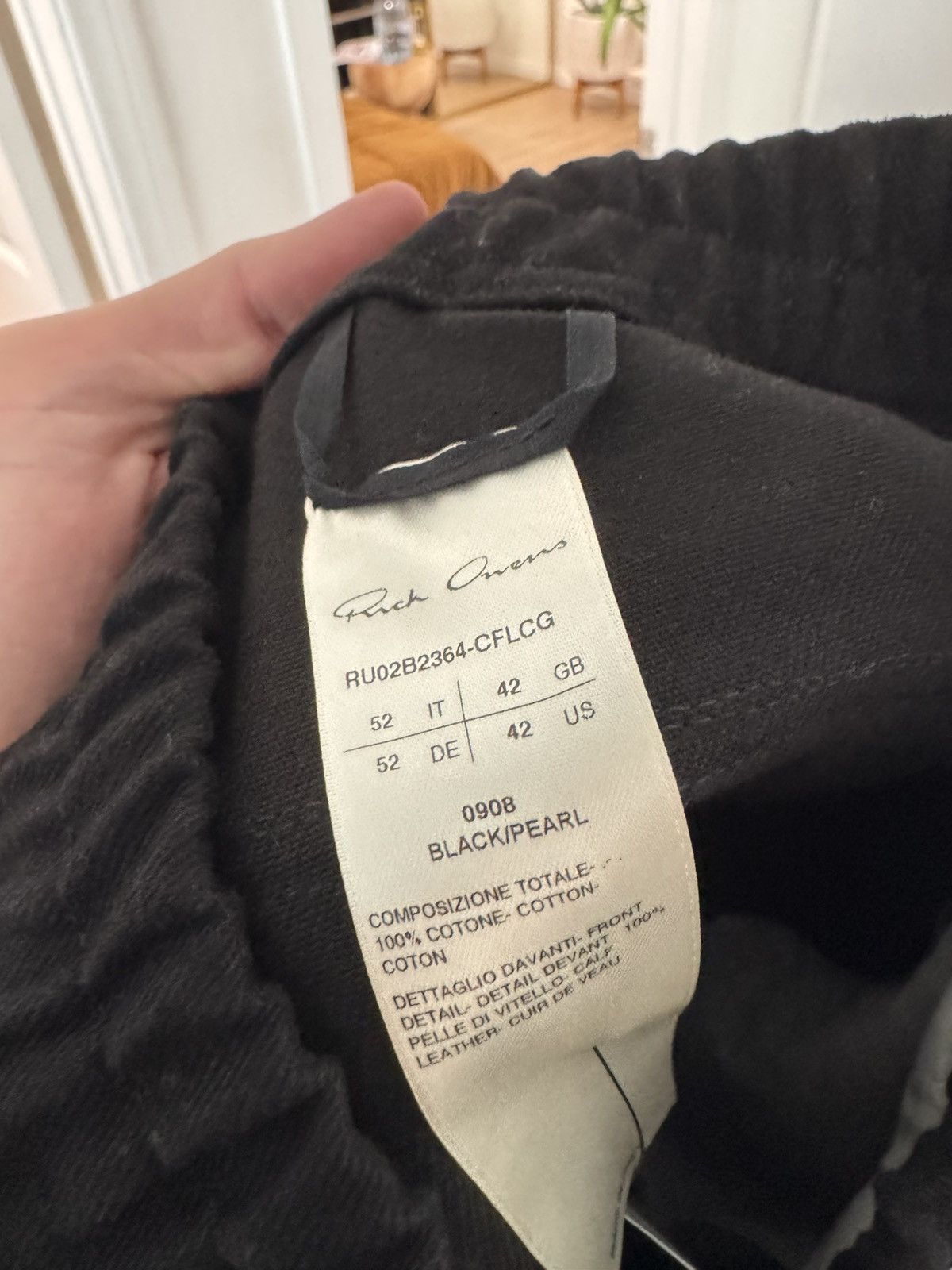 Rick Owens Strobe Leather Paneled Cargo Jogger Size US 36 / EU 52 - 4 Thumbnail