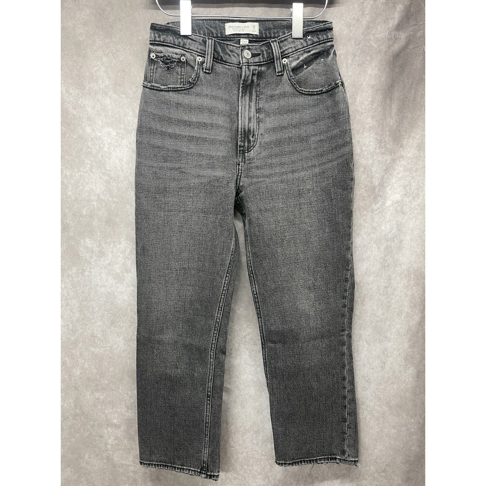 Abercrombie & Fitch Abercrombie & Fitch Curve Love The Ankle Straight Ultra High Size 26" / US 2 / IT 38 - 2 Thumbnail