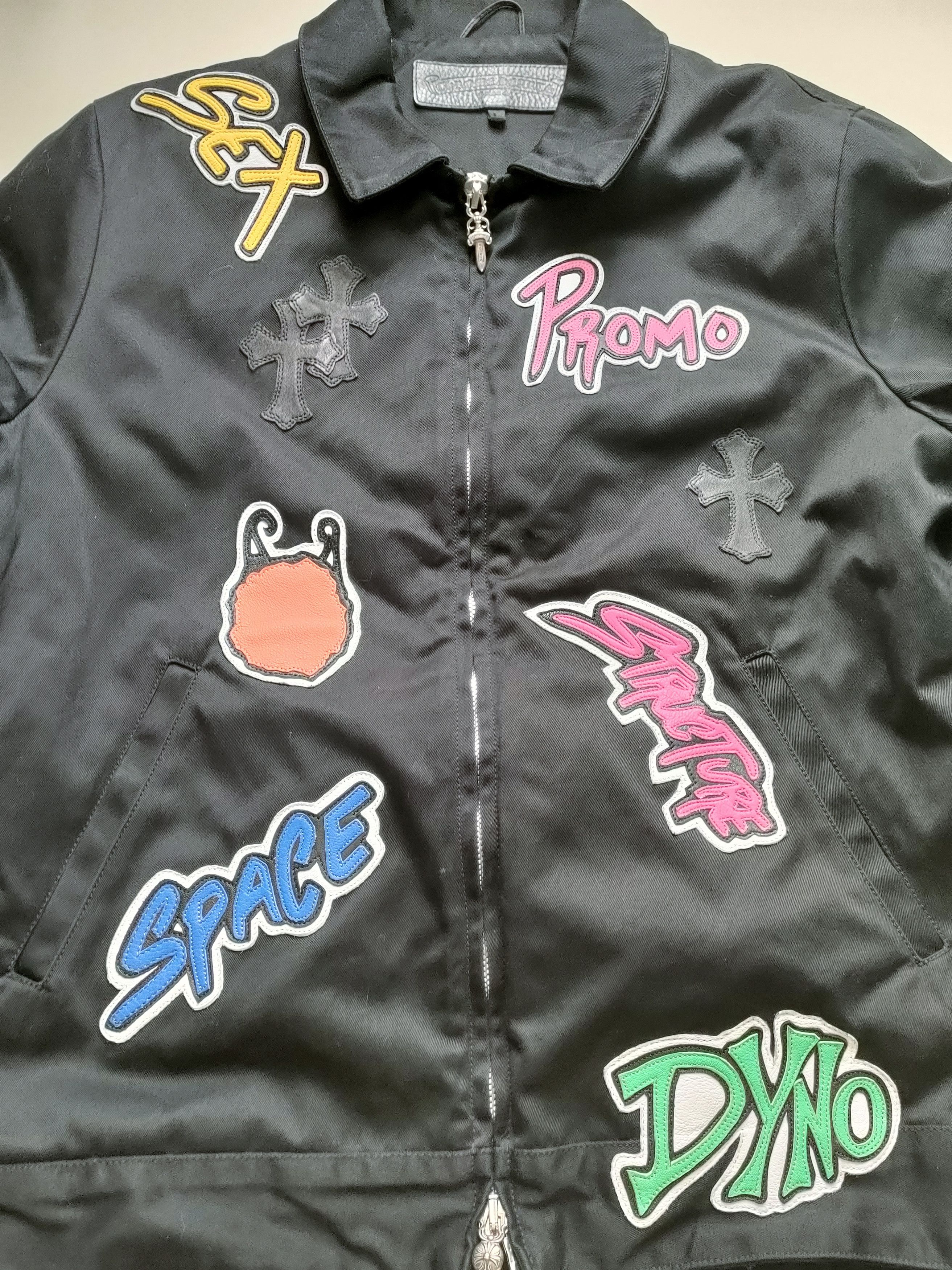 Chrome Hearts Chrome Hearts Matty Boy Patch Zip Up Jacket Size US L / EU 52-54 / 3 - 8 Thumbnail