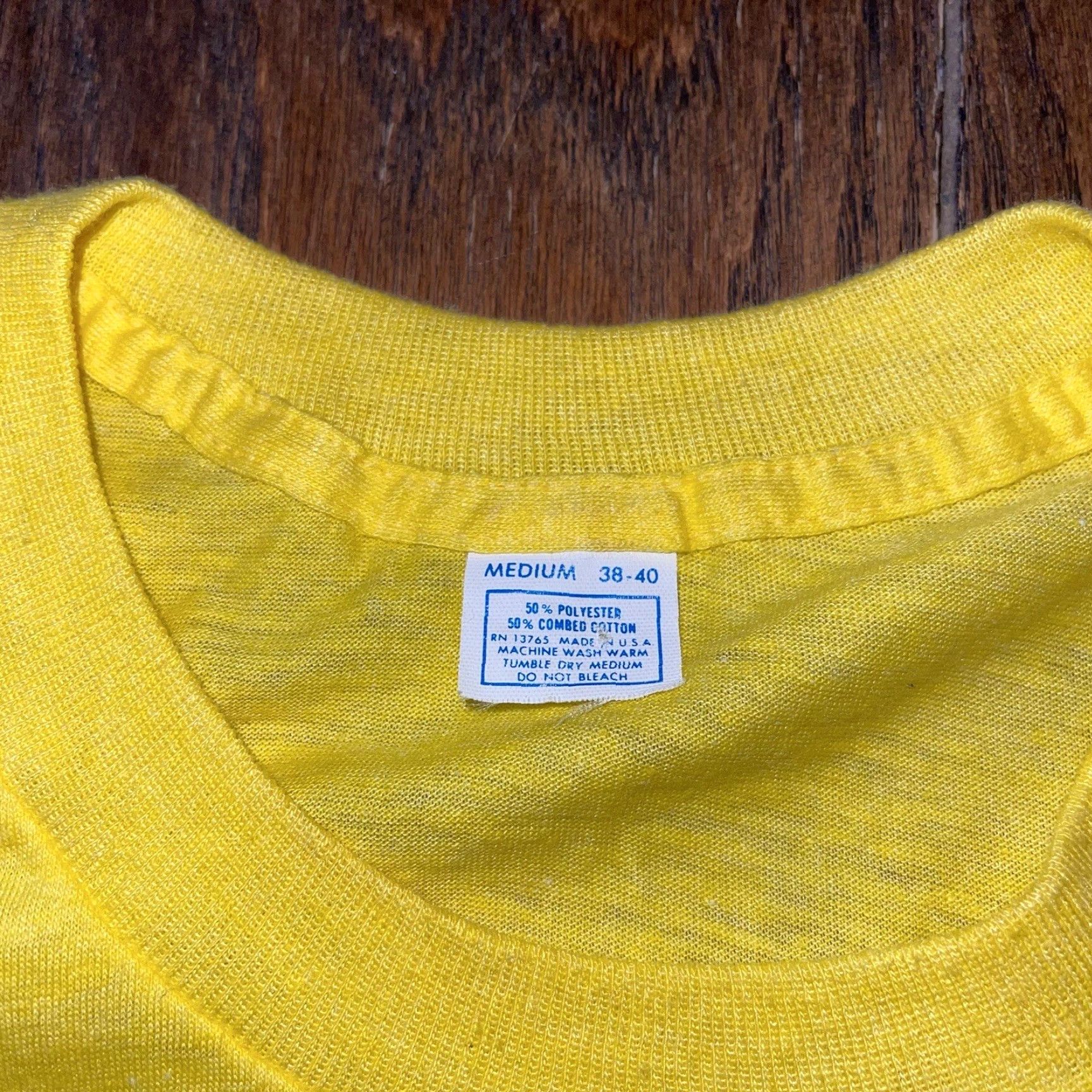 Vintage VINTAGE Pittsburgh Steelers Super Bowl XIV T Shirt Men’s Size Medium Yellow Size US M / EU 48-50 / 2 - 5 Thumbnail