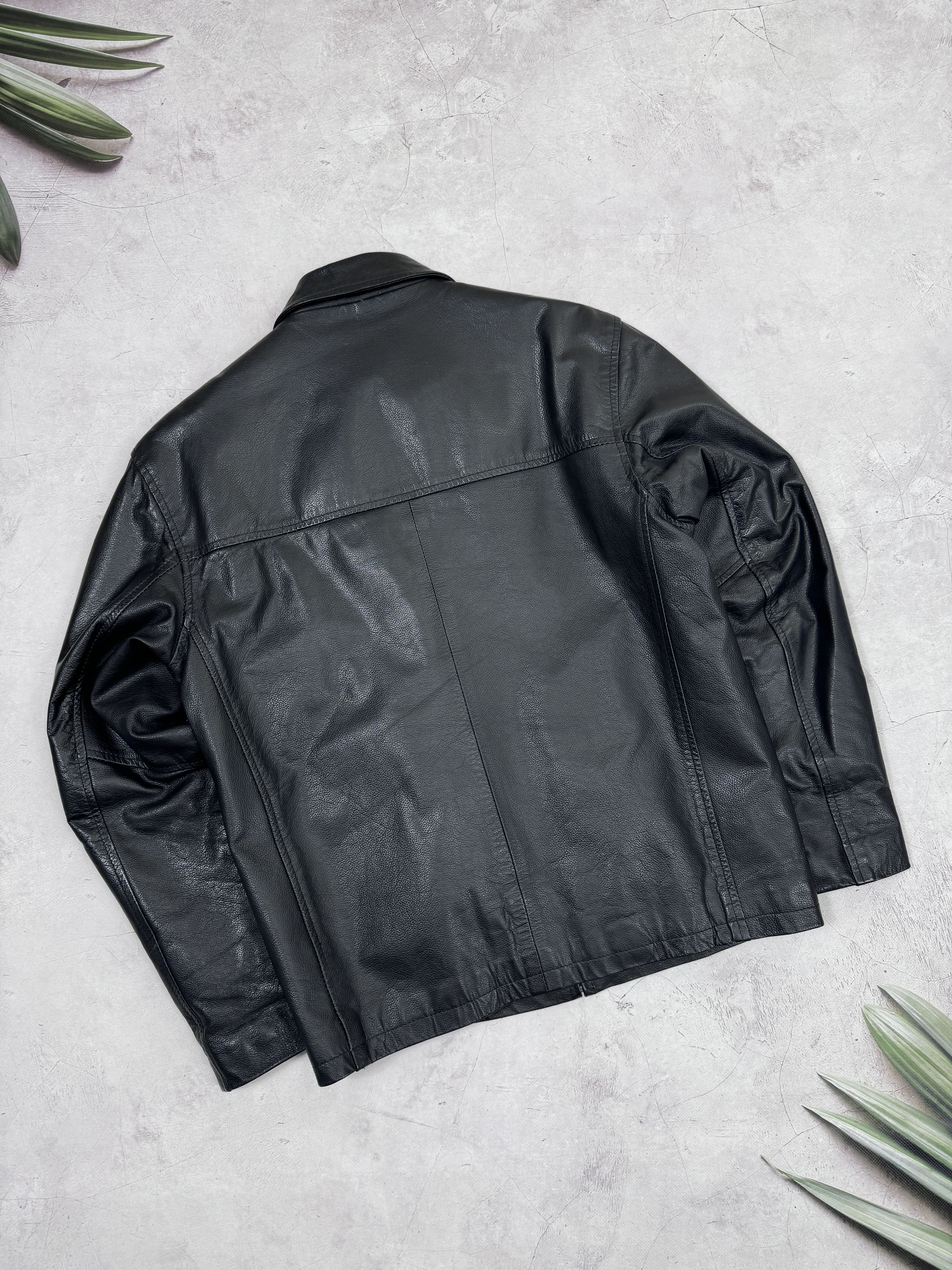 Kangol × Vintage Vintage Kangol Leather Jacket Full Zip Size US M / EU 48-50 / 2 - 16 Thumbnail