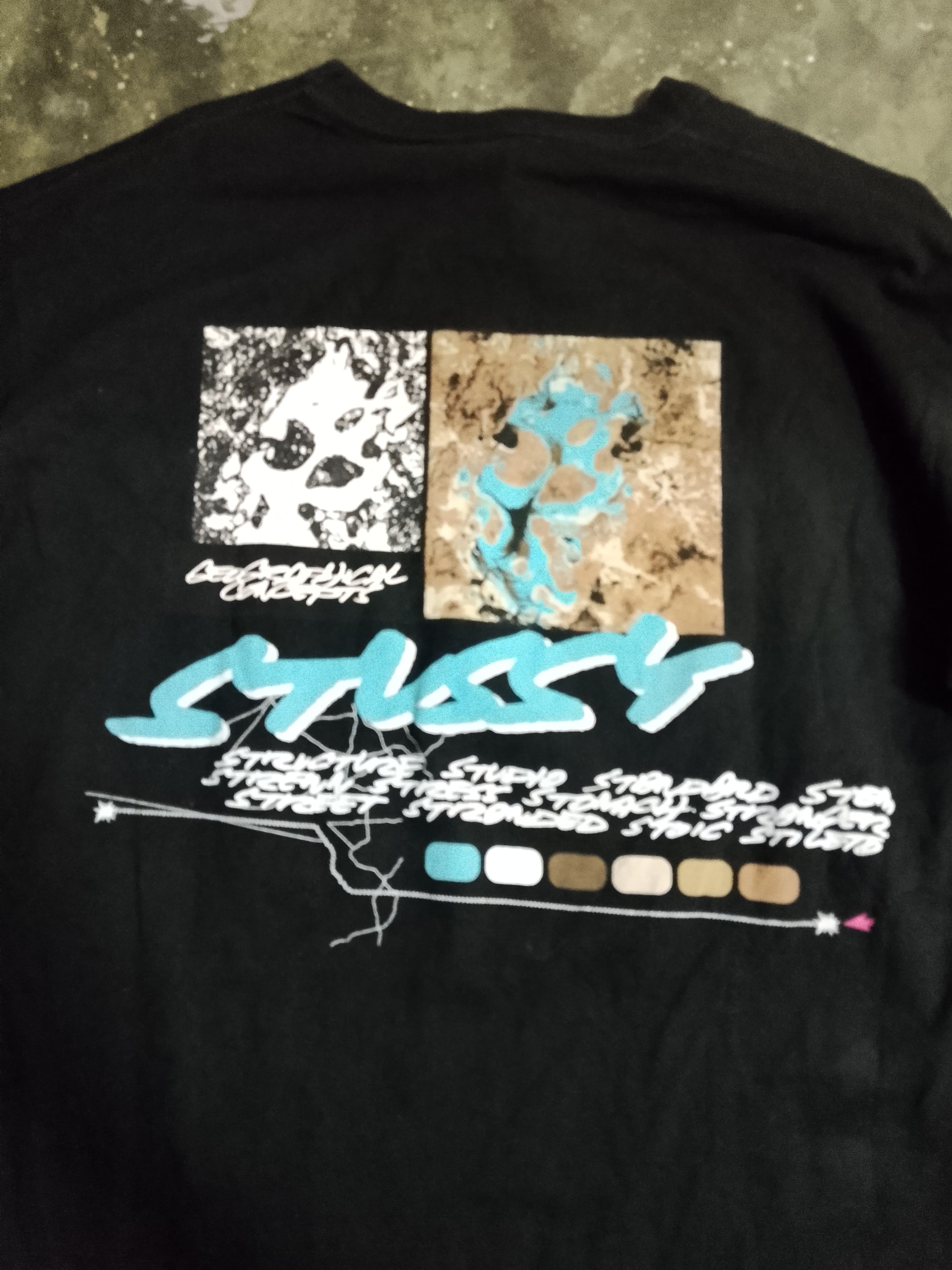 Futura × Stussy Stussy x futura long sleeve tee | Grailed