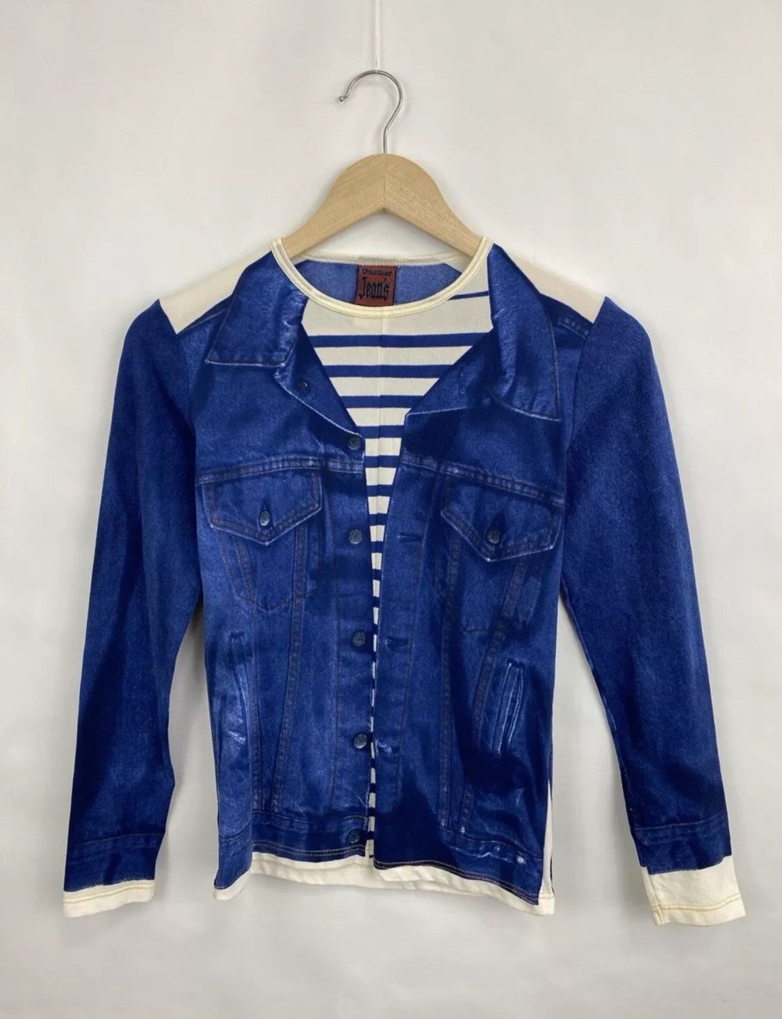 Jean Paul Gaultier Archive 1997 Jean Paul Gaultier JPG Made in France Blouse Size S / US 4 / IT 40 - 3 Thumbnail