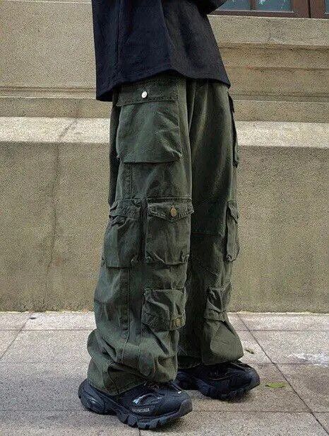 Japanese Brand × Jean Baggy Cargo Pants Size US 30 / EU 46 - 1 Thumbnail