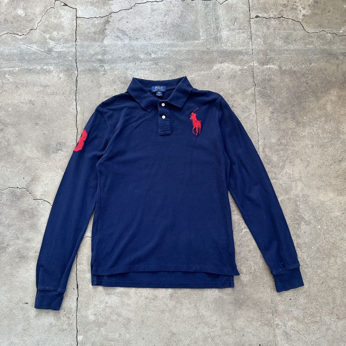 Polo Ralph Lauren Vintage Polo Ralph Lauren Rugby Long Sleeve Y2K Hype Size US S / EU 44-46 / 1 - 9 Thumbnail