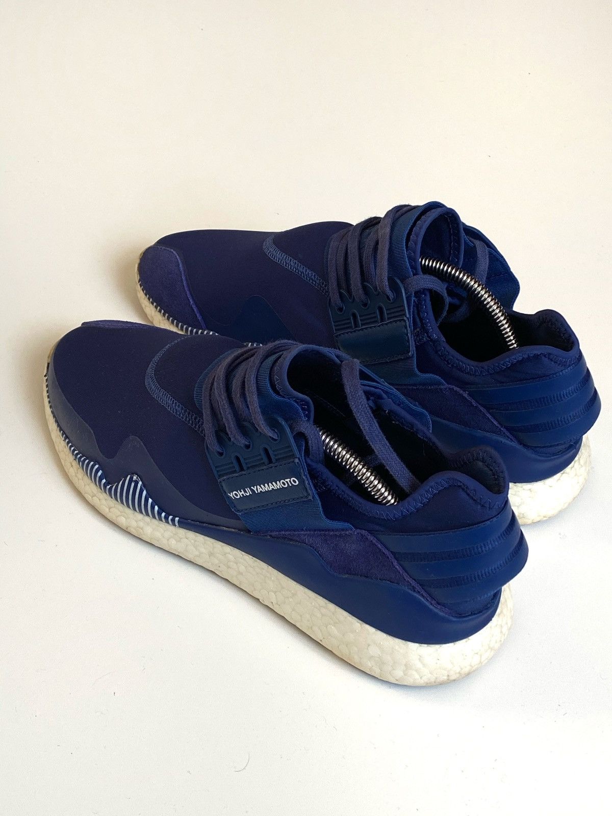 Y-3 Adidas Y-3 Yohji Yamamoto Blue Sneakers On Boost 10.5 / 44.5 Size US 10.5 / EU 43-44 - 8 Thumbnail