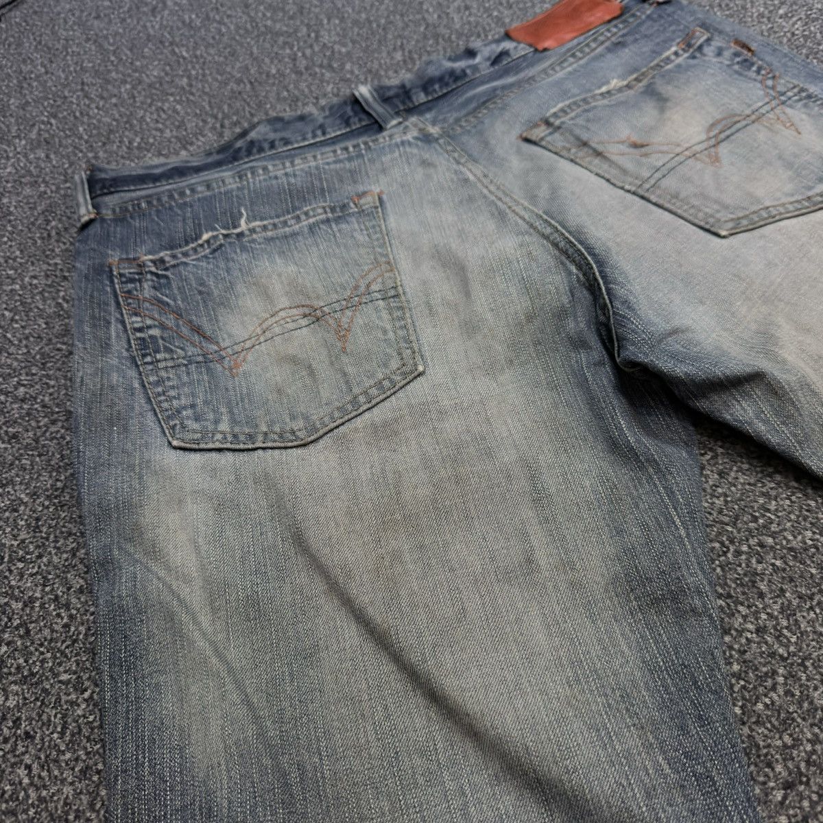 Kapital Flared ‼️ Japanese Denim Edwin 505 Dirty Washed Distressed Size US 33 - 10 Thumbnail