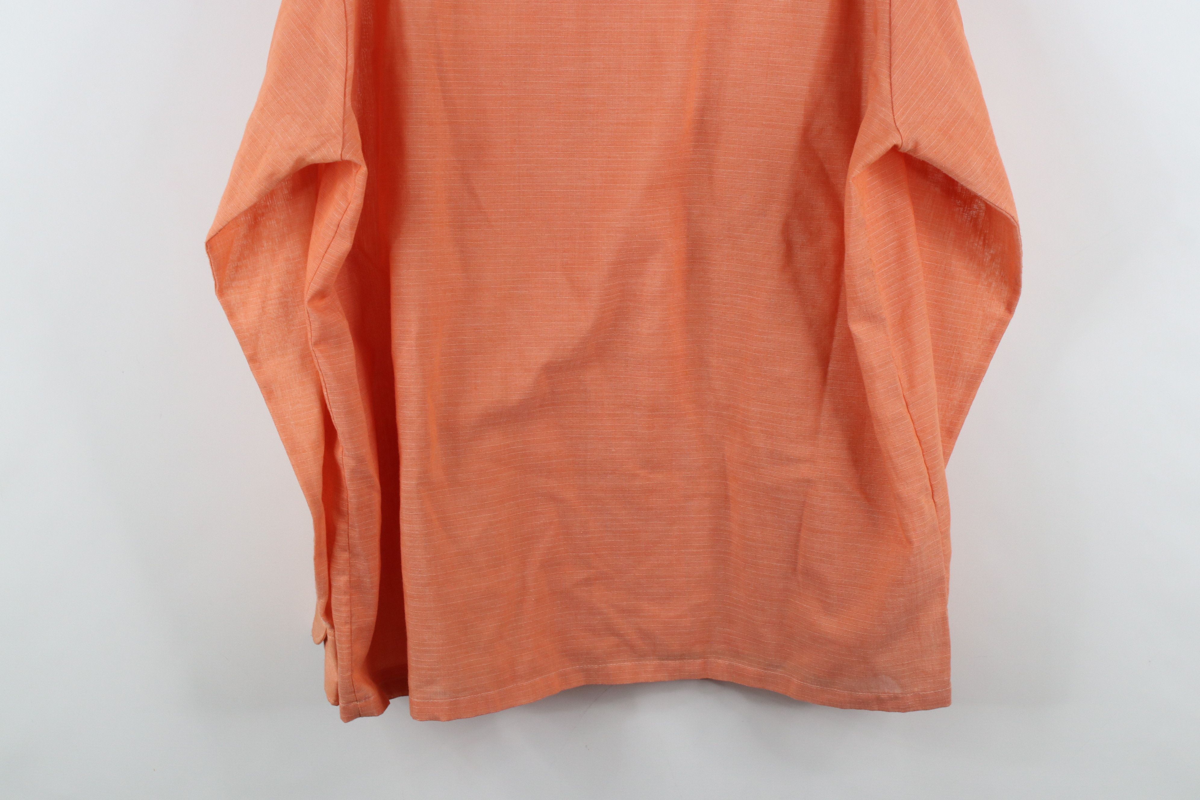 Vintage Vintage 60s 70s Streetwear Sheer Ripstop Button Shirt USA Size US L / EU 52-54 / 3 - 11 Thumbnail