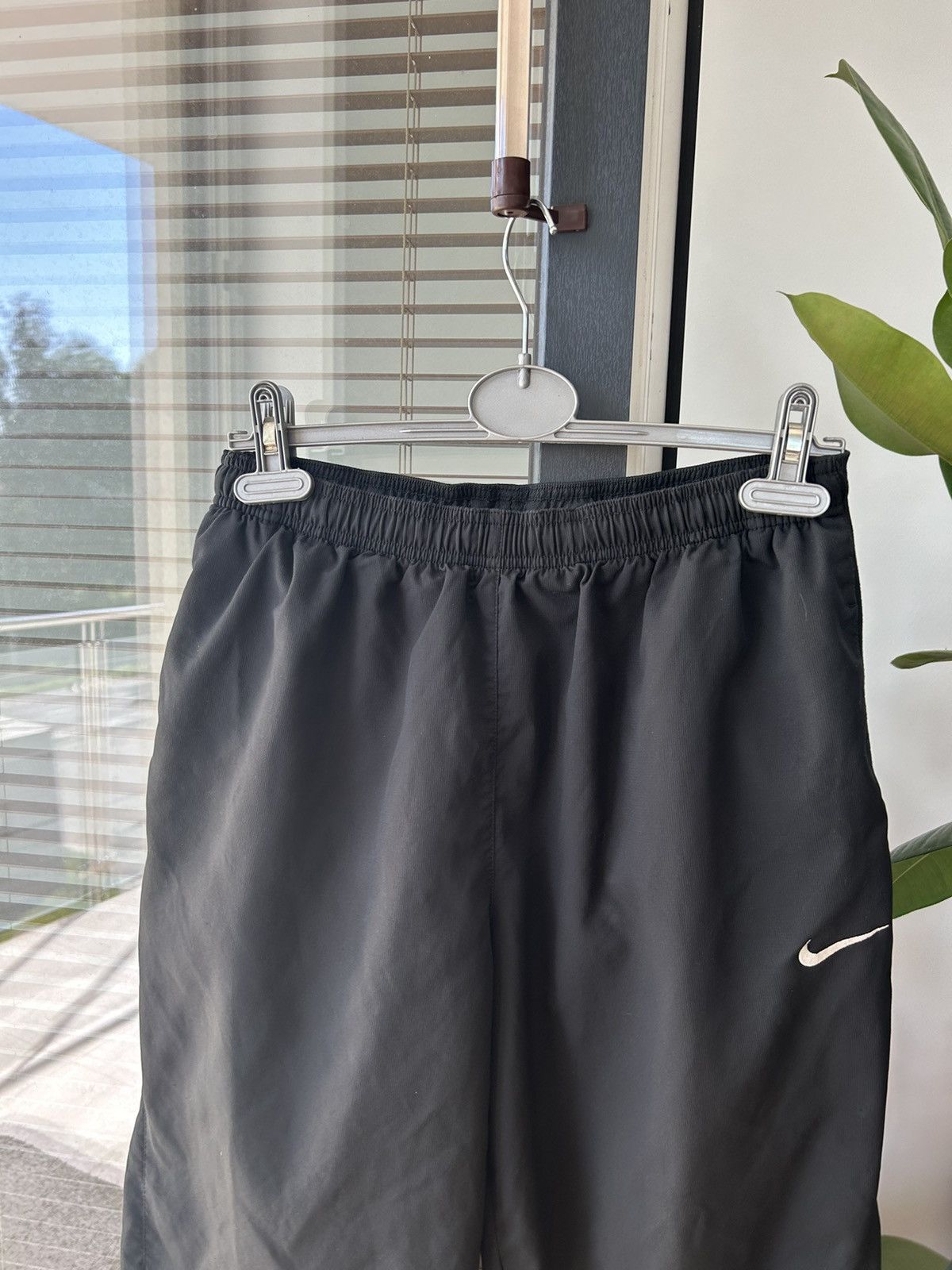 Nike × Vintage Vintage 90s Nike Total 90 Nylon Track Pants Joggers Drill Size US 33 - 2 Thumbnail