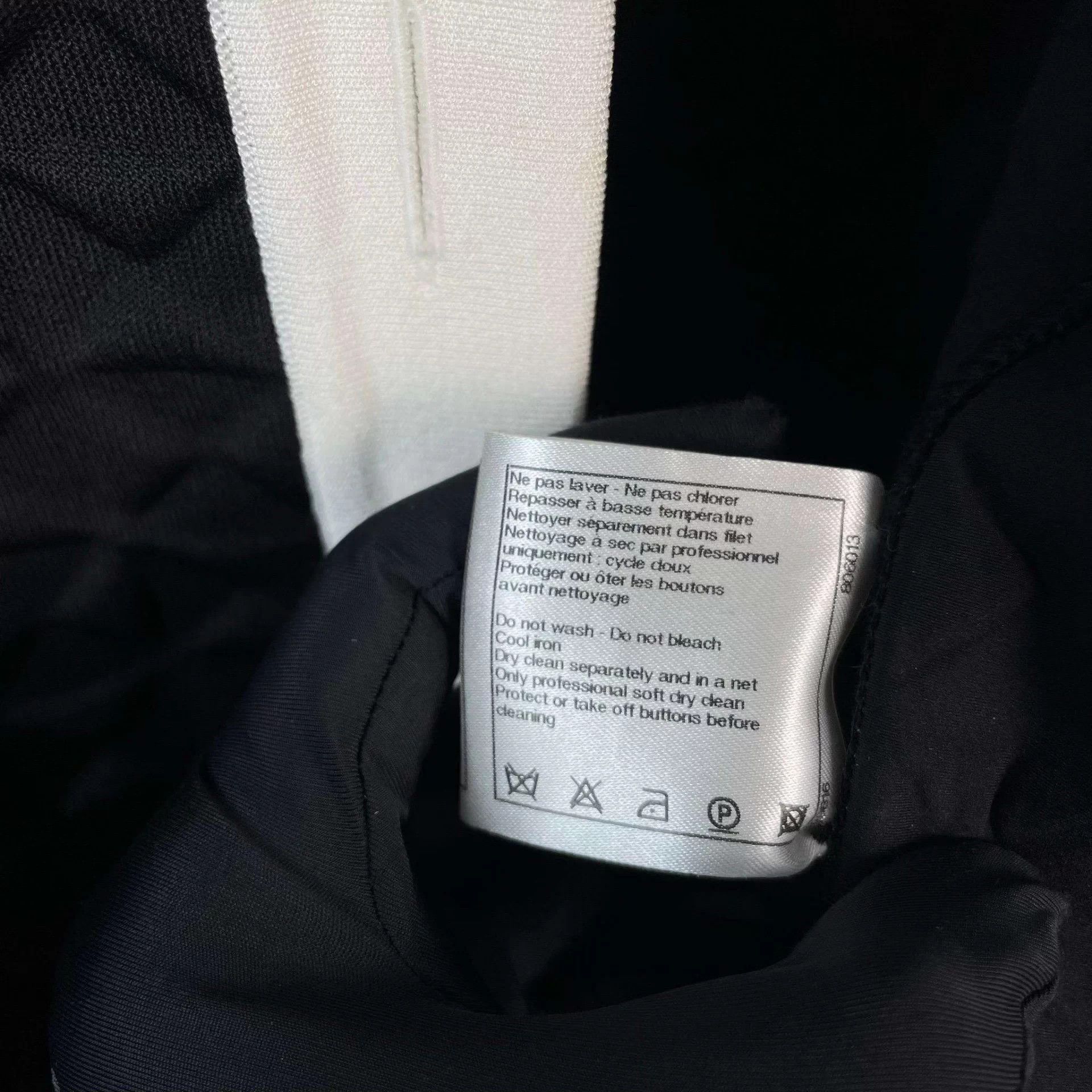Chanel Chanel Rayon Colorblocked Jacket 36 Black/White Size XS / US 0-2 / IT 36-38 - 6 Thumbnail