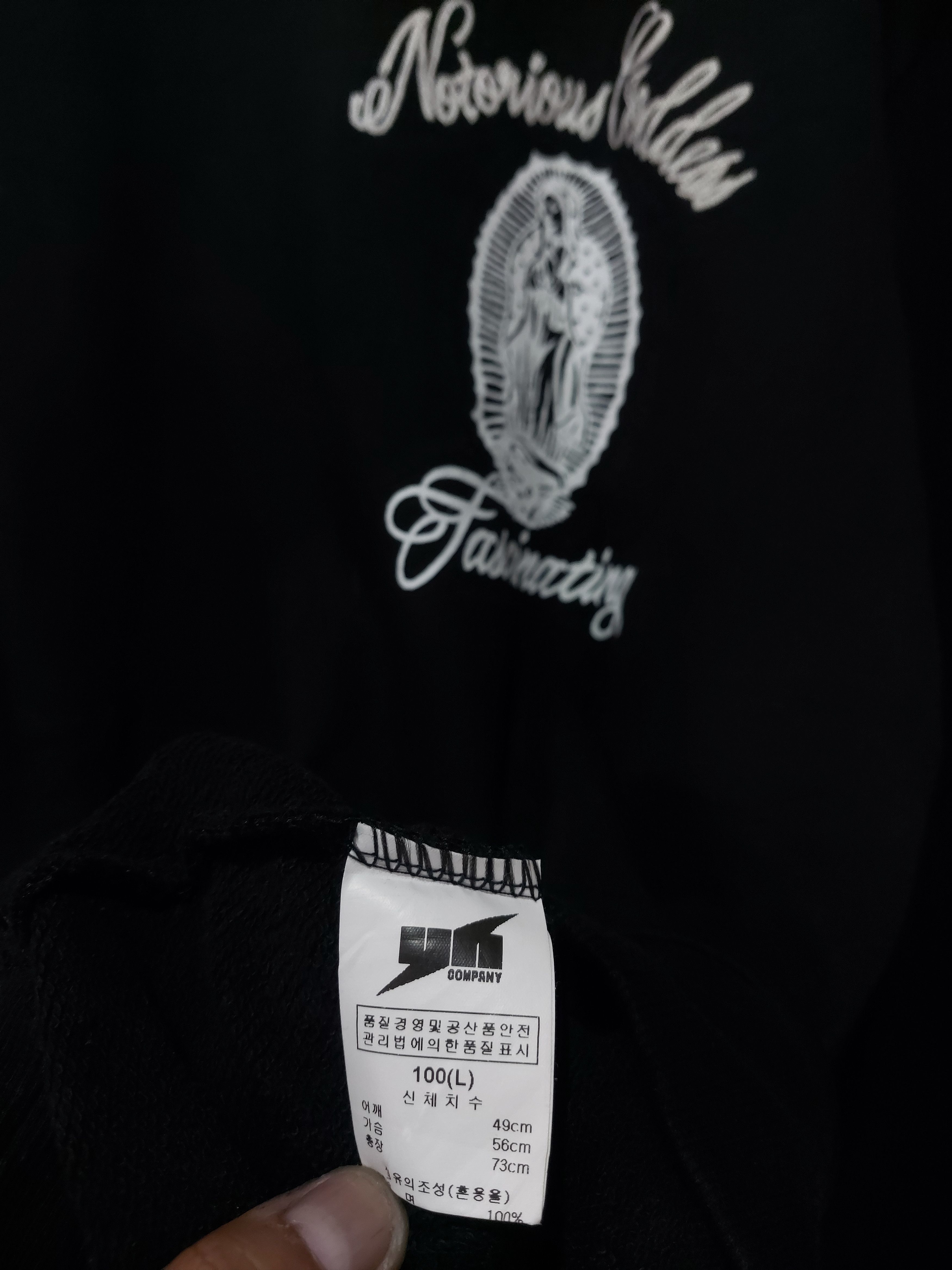 Japanese Brand Y2K FLUKE NOTORIOUS GODDESS FASCINATING LOGO SWEATSHIRT Size US L / EU 52-54 / 3 - 9 Thumbnail
