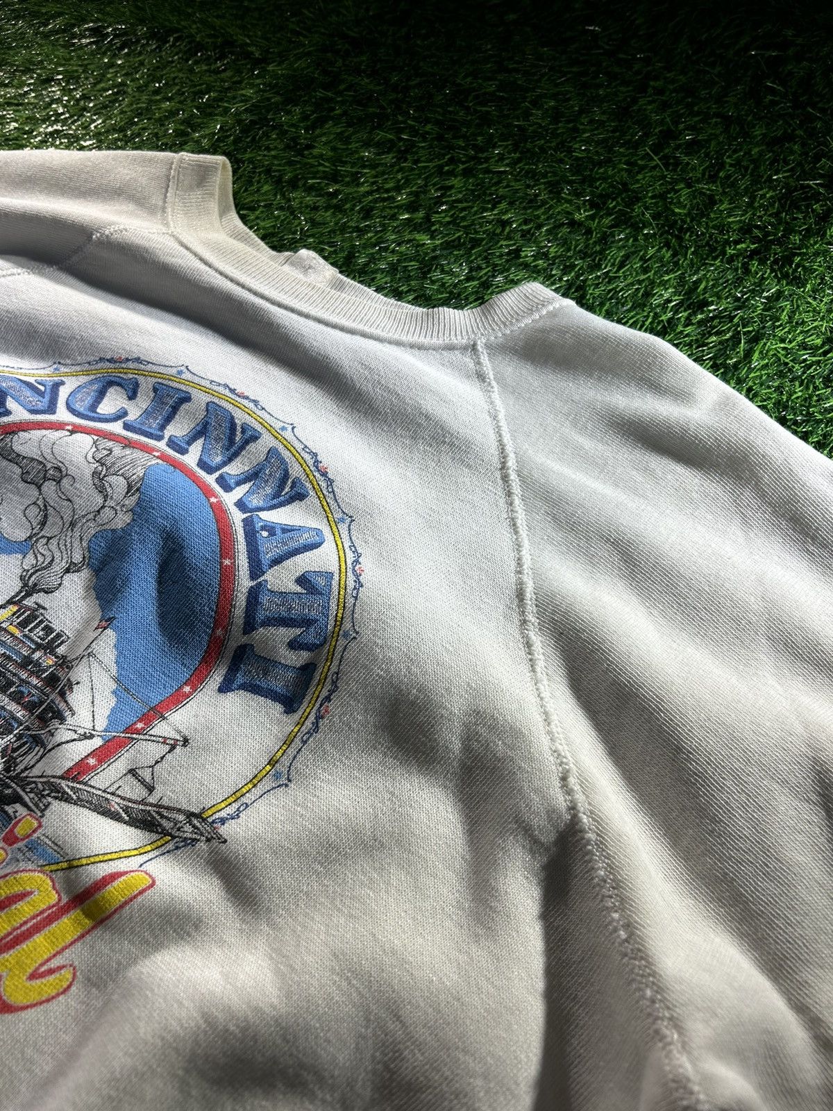 Vintage Vintage Cincinnati Crewneck Size US L / EU 52-54 / 3 - 3 Thumbnail