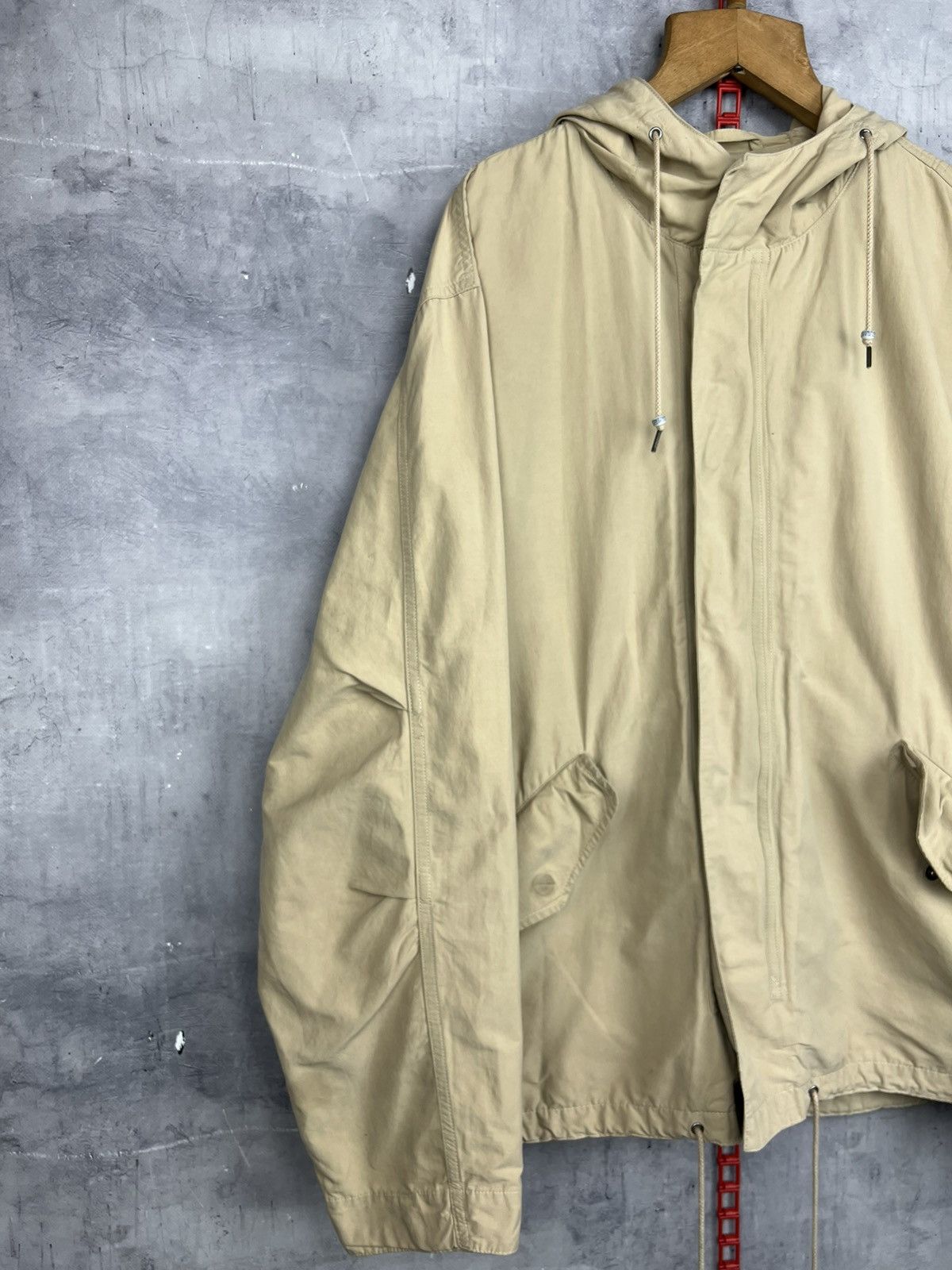Polo Ralph Lauren Vintage Ralph Lauren Jacket Field Military Hooded Jacket Size US L / EU 52-54 / 3 - 8 Thumbnail