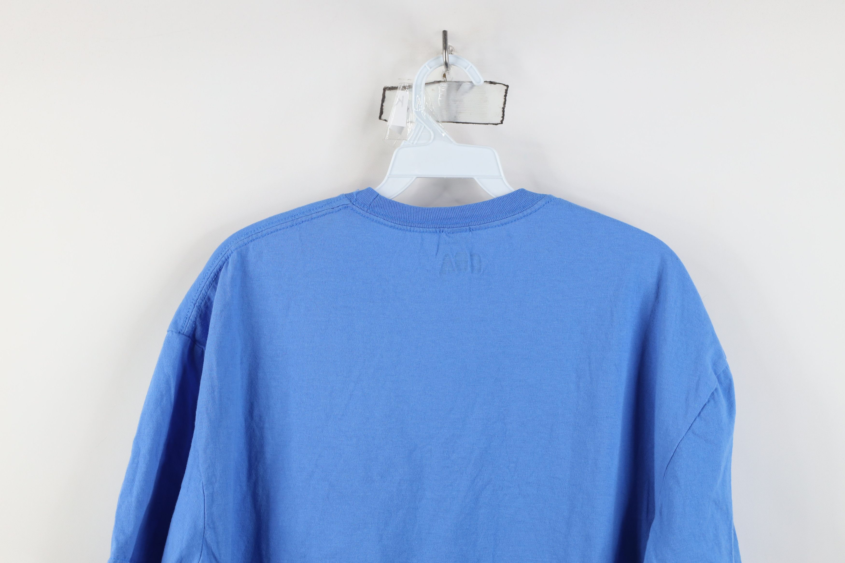 Vintage Vintage Y2K Retro Logo Detroit Lions Football T-Shirt Blue Size US XL / EU 56 / 4 - 10 Thumbnail