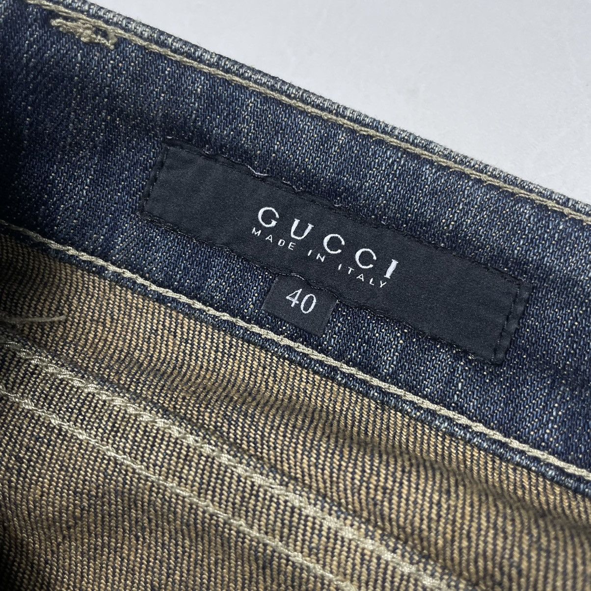 Gucci GUCCI DENIM PANTS BY FRIDA GIANNINI Size 27" / US 4 / IT 40 - 9 Thumbnail