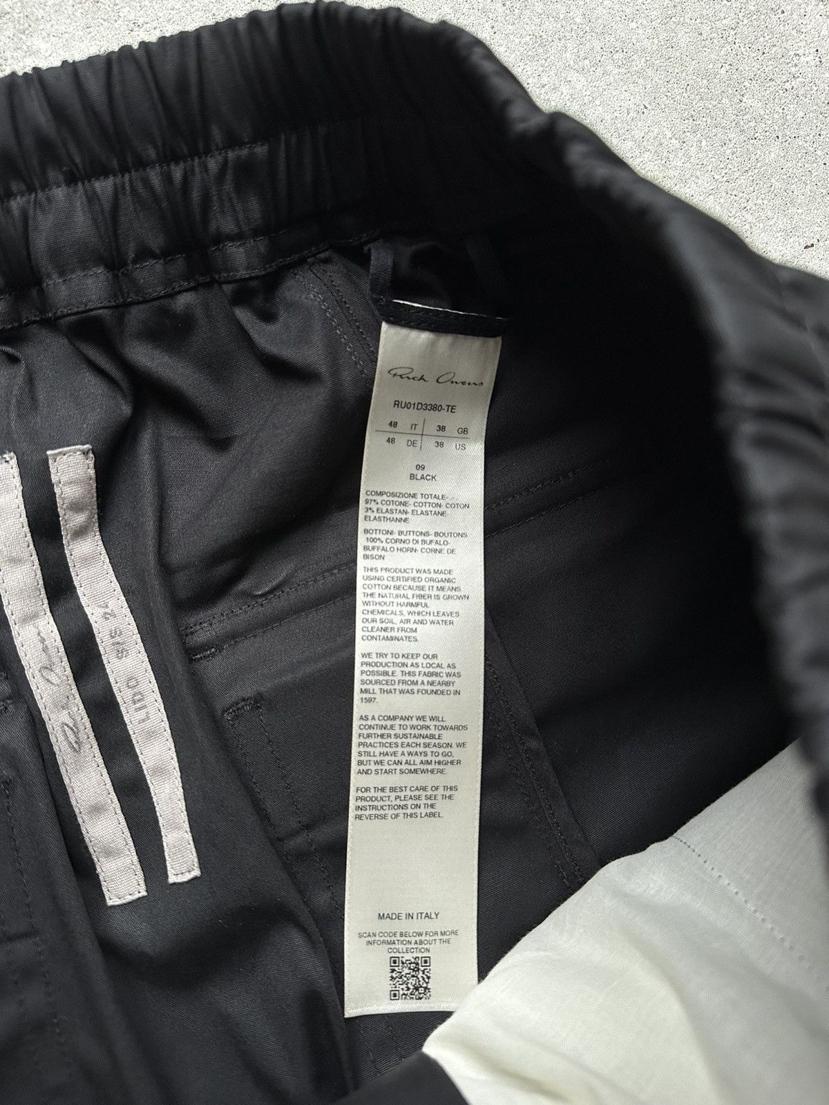 Rick Owens RICK OWENS HEAVY COTTON PANTS / SS24 LIDO Size US 32 / EU 48 - 10 Thumbnail