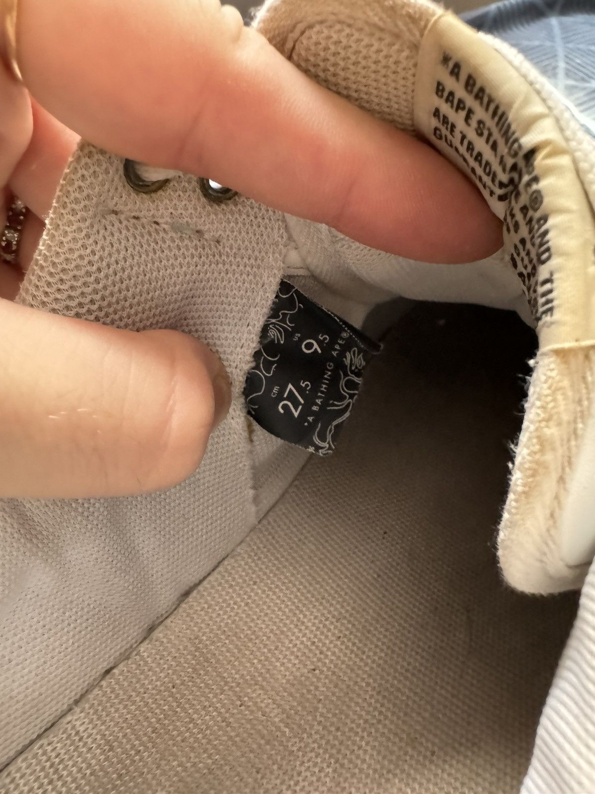 Bape ABC CAMO BAPESTA Size US 9.5 / EU 42-43 - 7 Thumbnail
