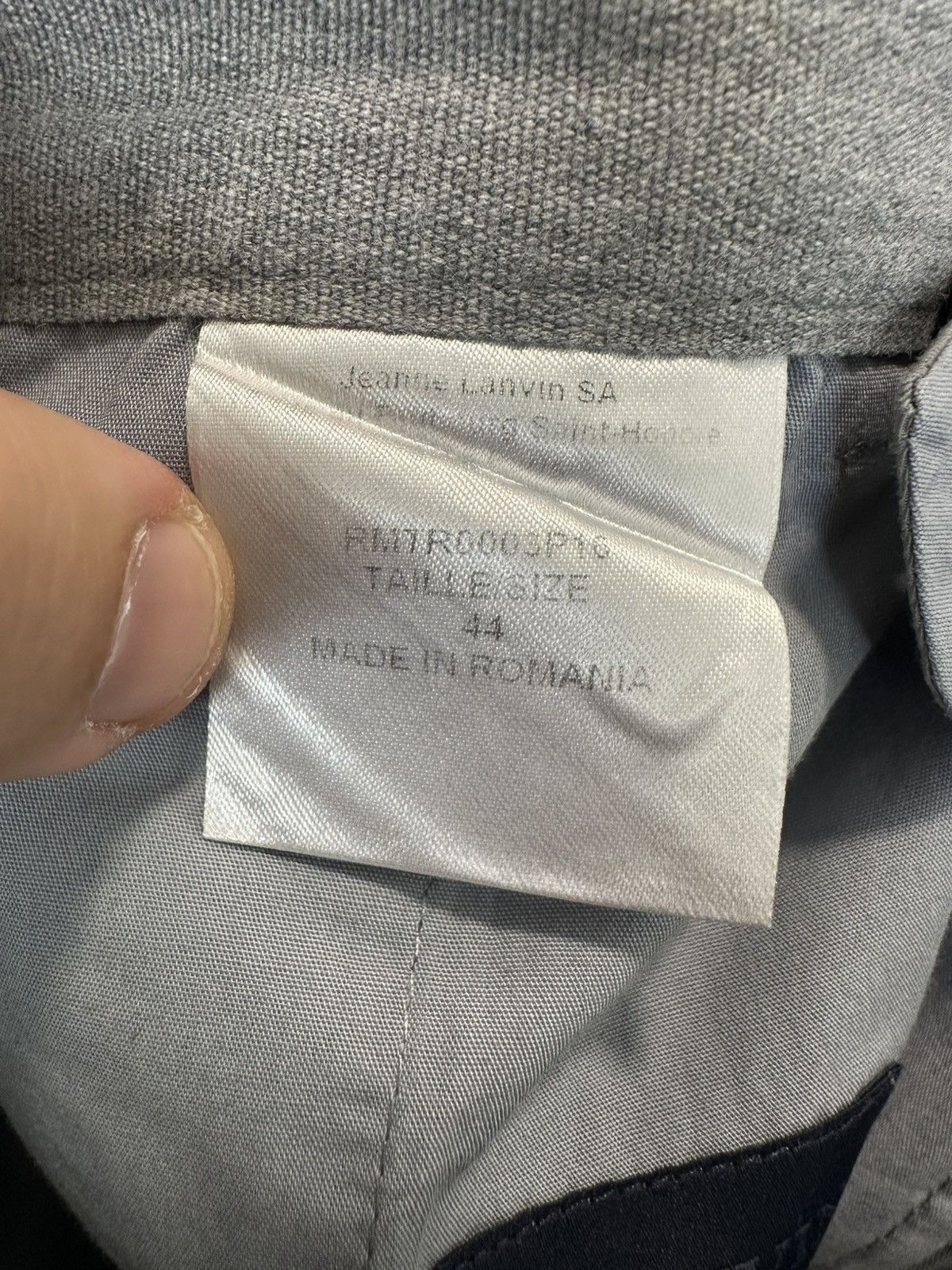 Lanvin Lanvin Trouser Zip Bottom 44 Small Size US 44 / EU 60 - 11 Thumbnail