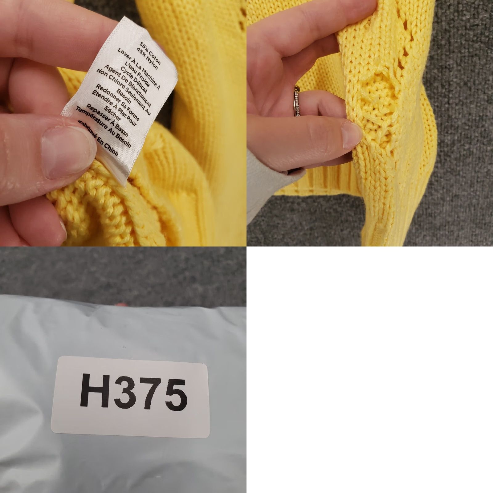 Talbots Talbots Sweater Womens PM Medium Petite Yellow Cable Knit Crew Neck Pullover Size M / US 6-8 / IT 42-44 - 9 Thumbnail