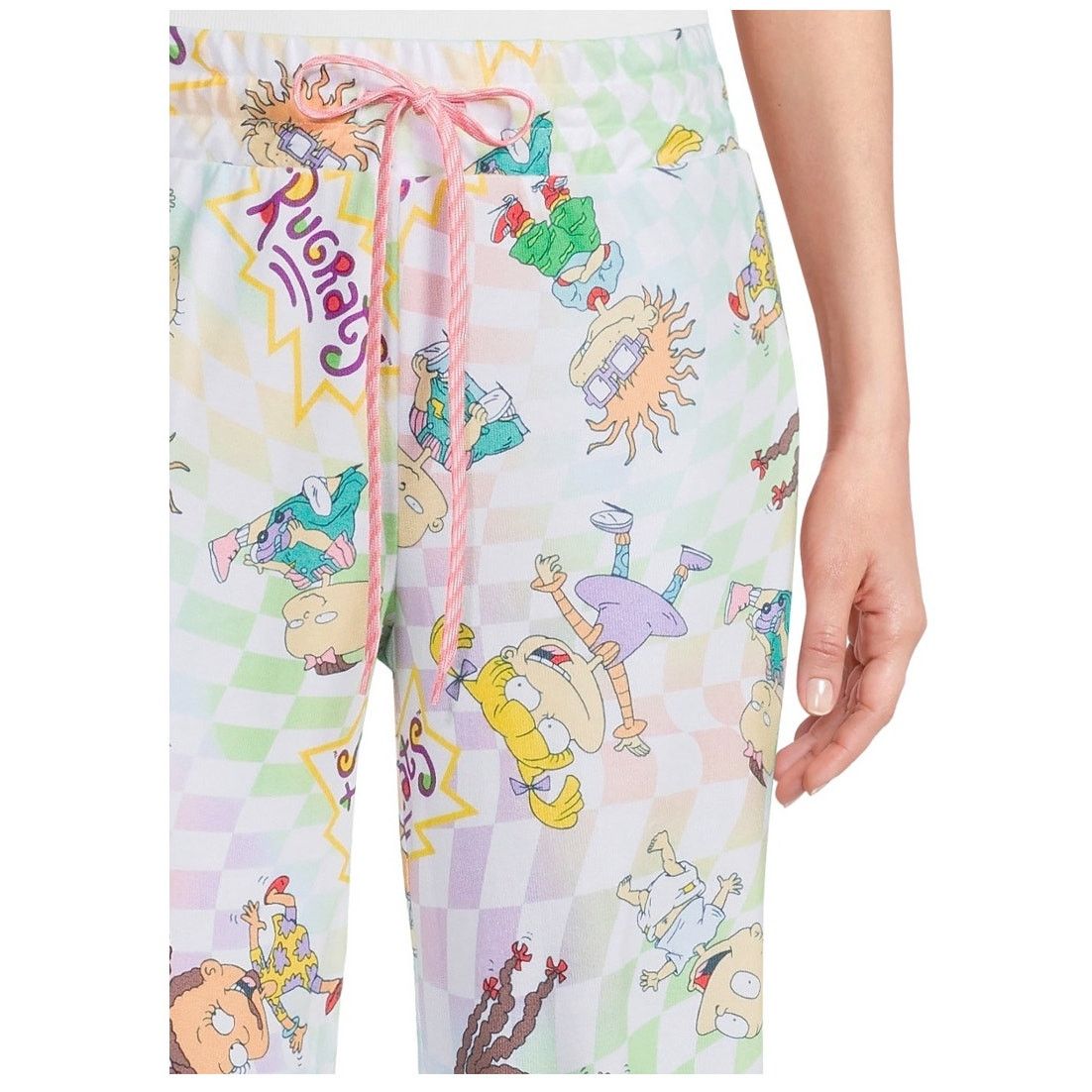 Nickelodeon 2X Rugrats Women’s Sleep Pajama Pants with Pockets White Size 40" / US 18 - 3 Thumbnail