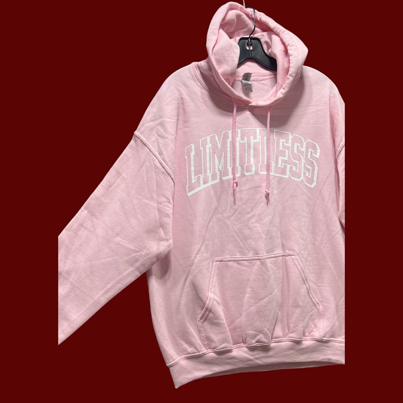 Gildan Gildan - Women's Long Sleeve Hooded Sweatshirt - Pink - Larg Size L / US 10 / IT 46 - 15 Thumbnail