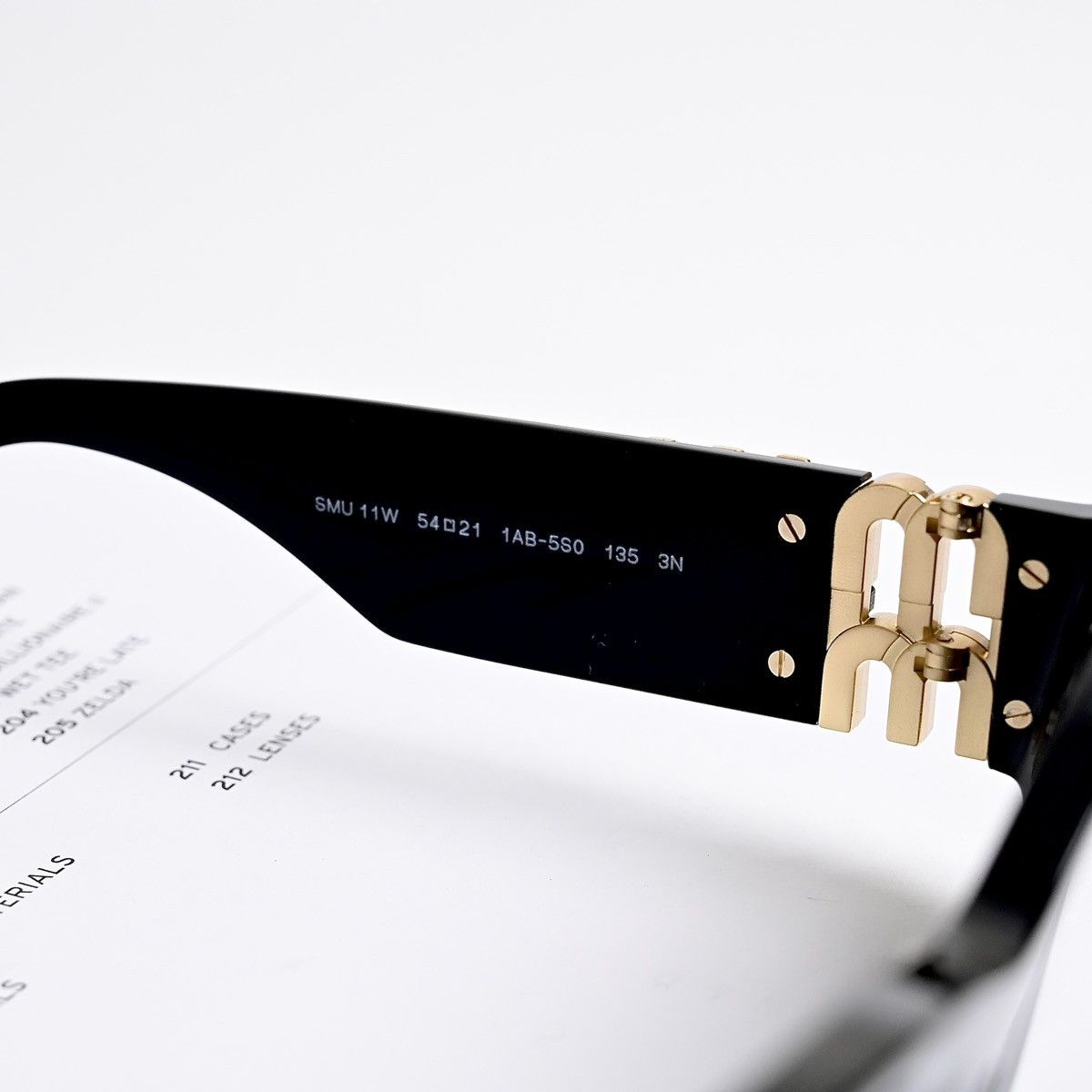 Miu Miu MIU MIU 0MU 11WS SUNGLASSES Size ONE SIZE - 4 Thumbnail