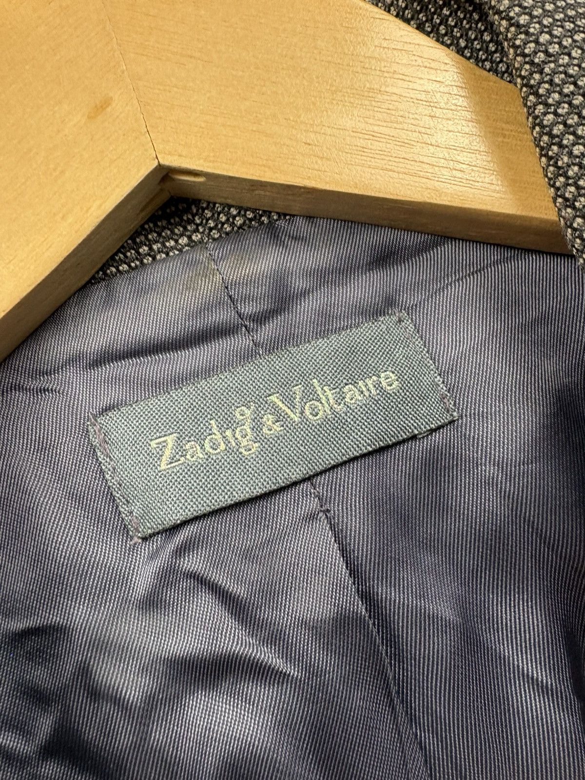 Zadig & Voltaire ZADIG&VOLTAIRE Vintage Viscose Blazer XS Woman Grey Luxury Size XS / US 0-2 / IT 36-38 - 5 Thumbnail