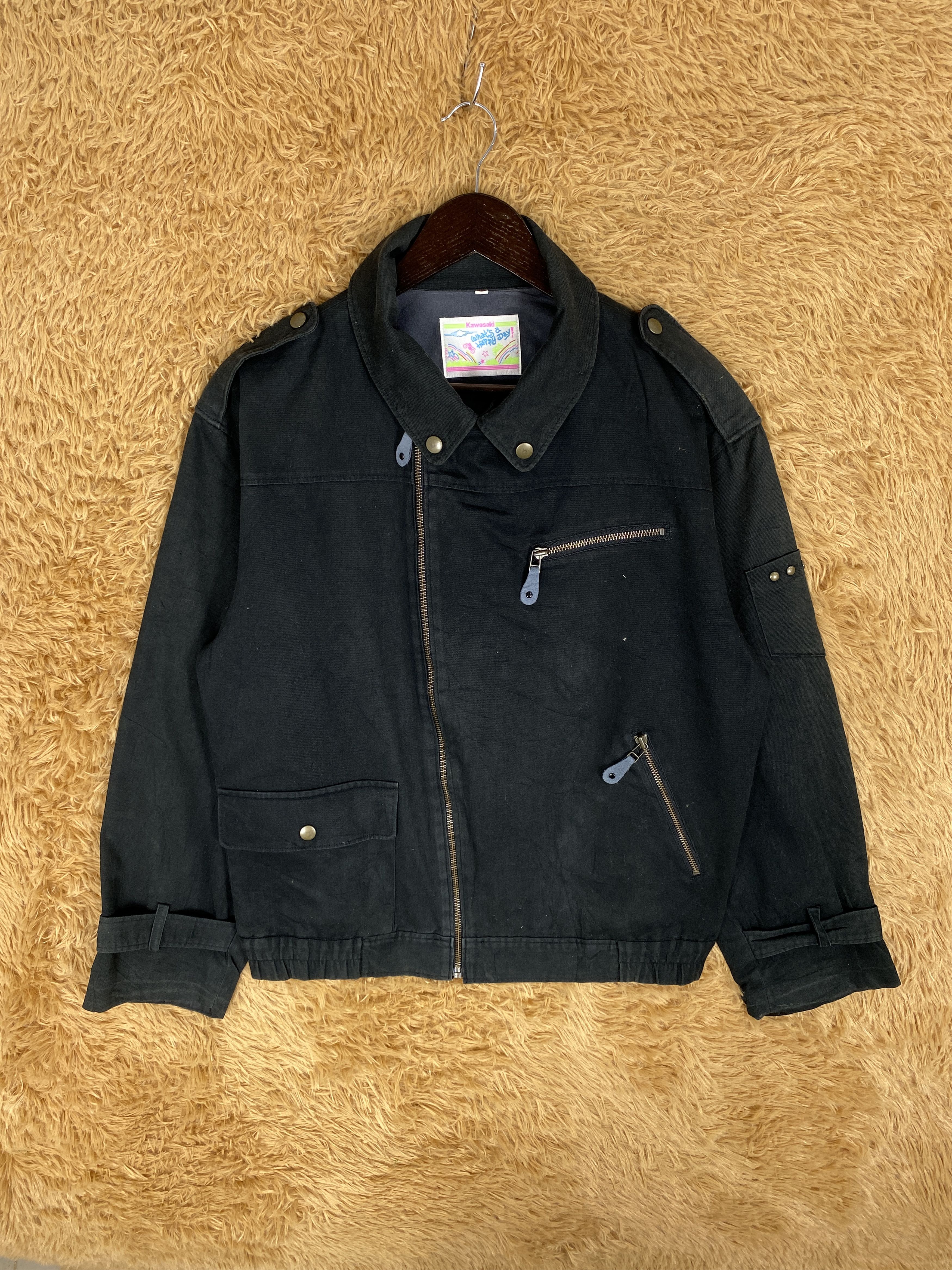 Japanese Brand Vintage Kawasaki Rockers Jacket J2315 Size US S / EU 44-46 / 1 - 1 Thumbnail