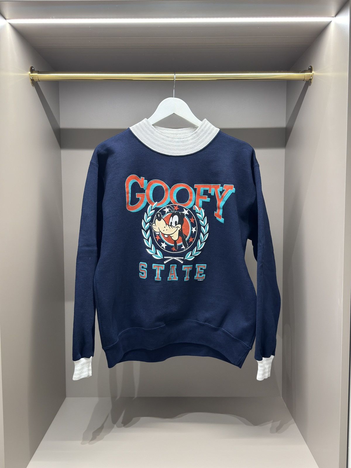 Disney × Vintage vintage Goofy State sweatshirt Size US M / EU 48-50 / 2 - 1 Thumbnail