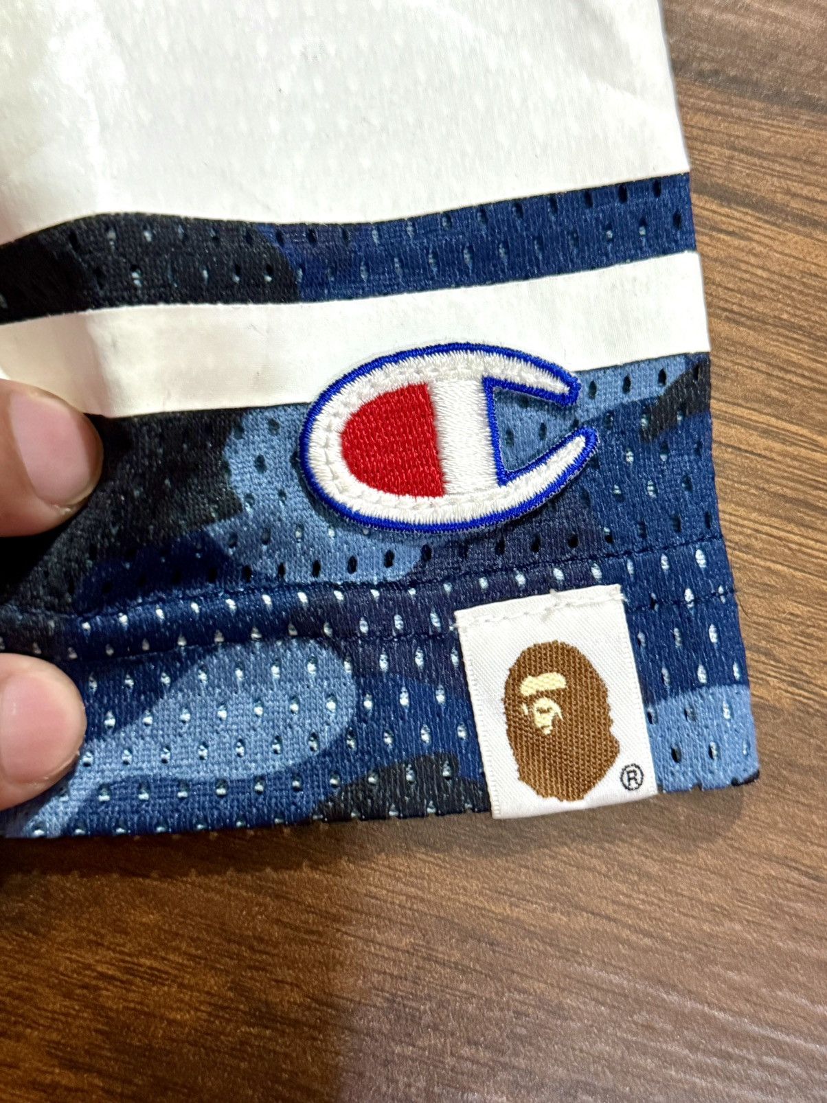 Bape 2017 BAPE x CHAMPION #93 JERSEY Size US M / EU 48-50 / 2 - 11 Thumbnail