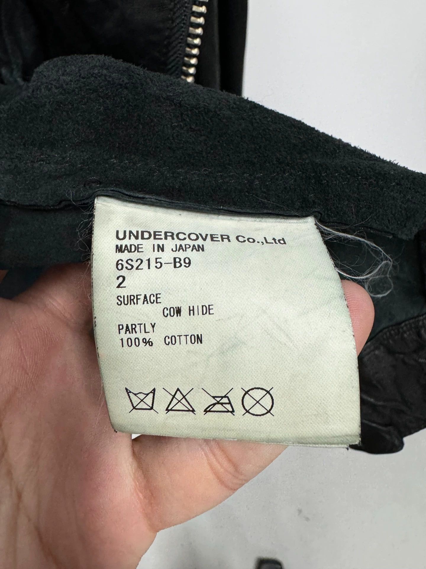 Undercover Undercover 06SS T Archive Band slogan patchwork leather