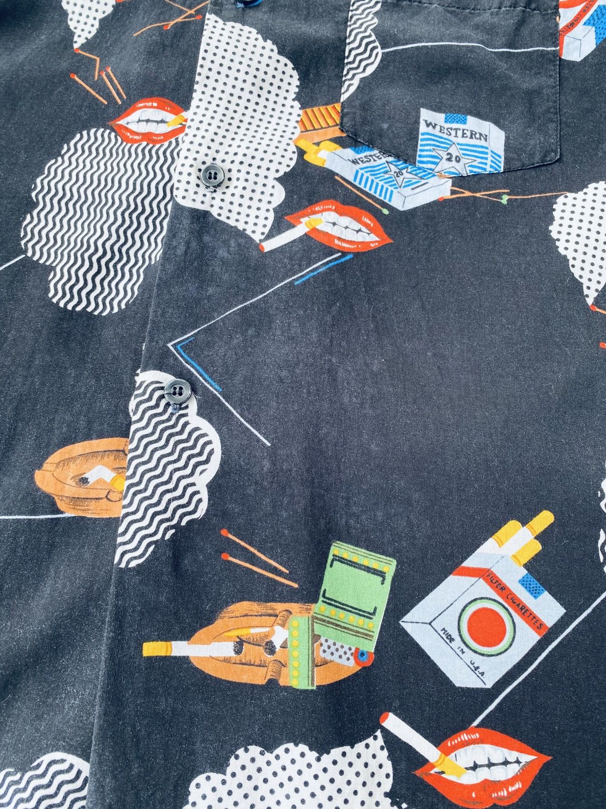 Japanese Brand Vintage Arrow Star Printed Button Ups Shirt Size US M / EU 48-50 / 2 - 6 Thumbnail