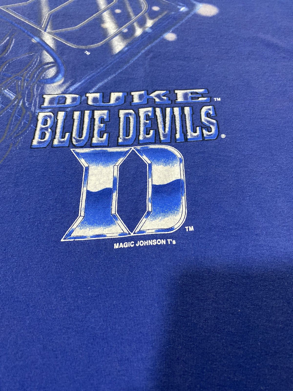 NBA Vintage Riddel Duke Blue Devil Magic Johnson Copyright Size US XL / EU 56 / 4 - 2 Thumbnail