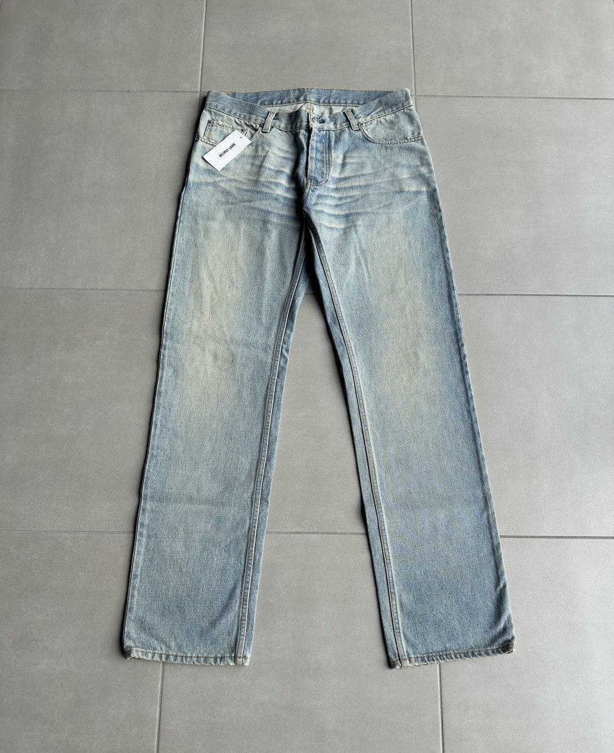 Helmut Lang NWT Helmut Lang Circa 2000’s blue washed denim Size US 30 / EU 46 - 1 Thumbnail