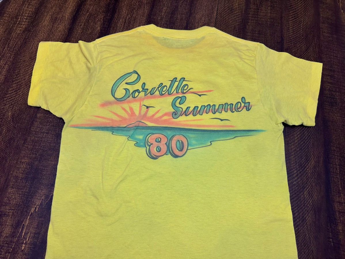 Vintage VTG Sing St Corvette T-Shirt w/Custom Design-Ched Tag-Large Size US L / EU 52-54 / 3 - 9 Thumbnail