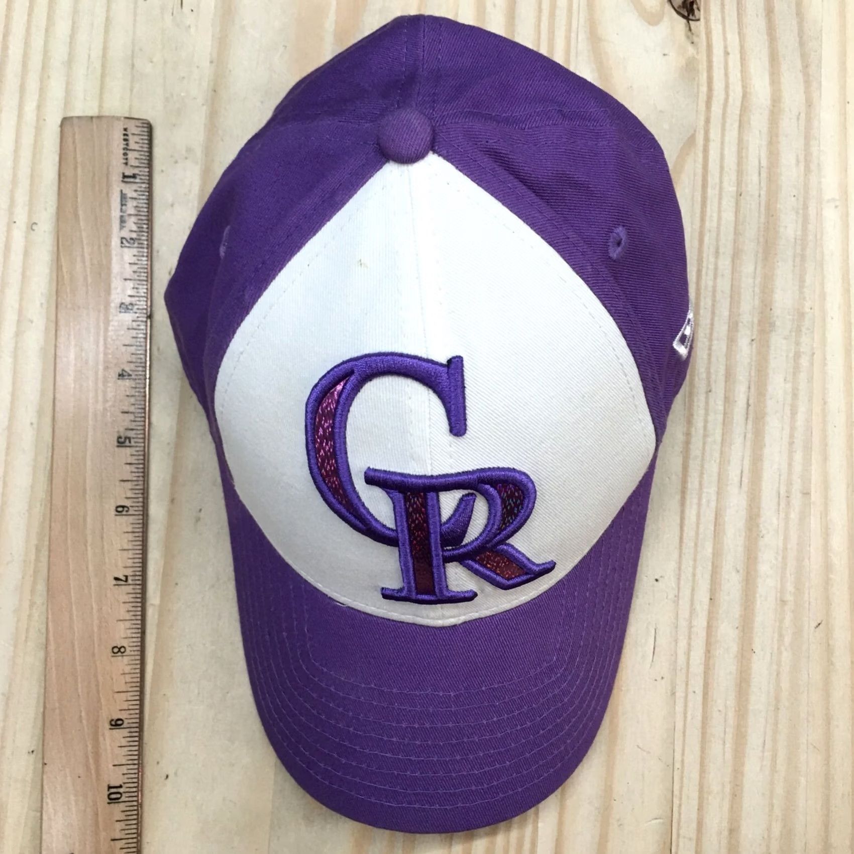 New Era New Era Colorado Rockies Baseball Cap Hat Womens OS Purple 9Forty Embroidered Size ONE SIZE - 3 Thumbnail