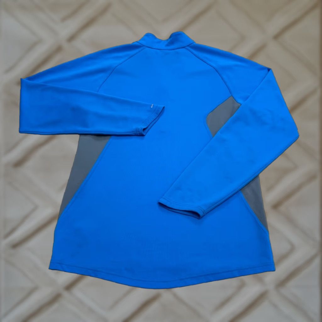 Obey Columbia Insect Blocker 1/4 Zip Pullover Sweatshirt Mens Medium Blue Bug Shield Hoodie Size US M / EU 48-50 / 2 - 1 Thumbnail