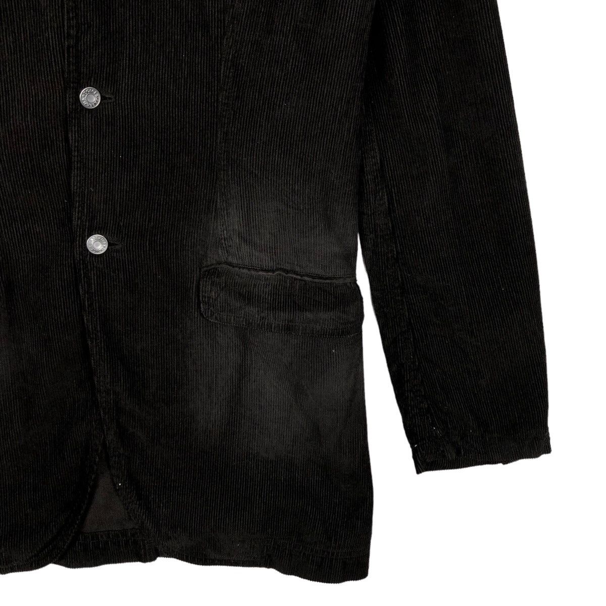 Dolce & Gabbana 🔥Iconic Black - Corduroy Jacket Double Breast Work Style Size US S / EU 44-46 / 1 - 4 Thumbnail