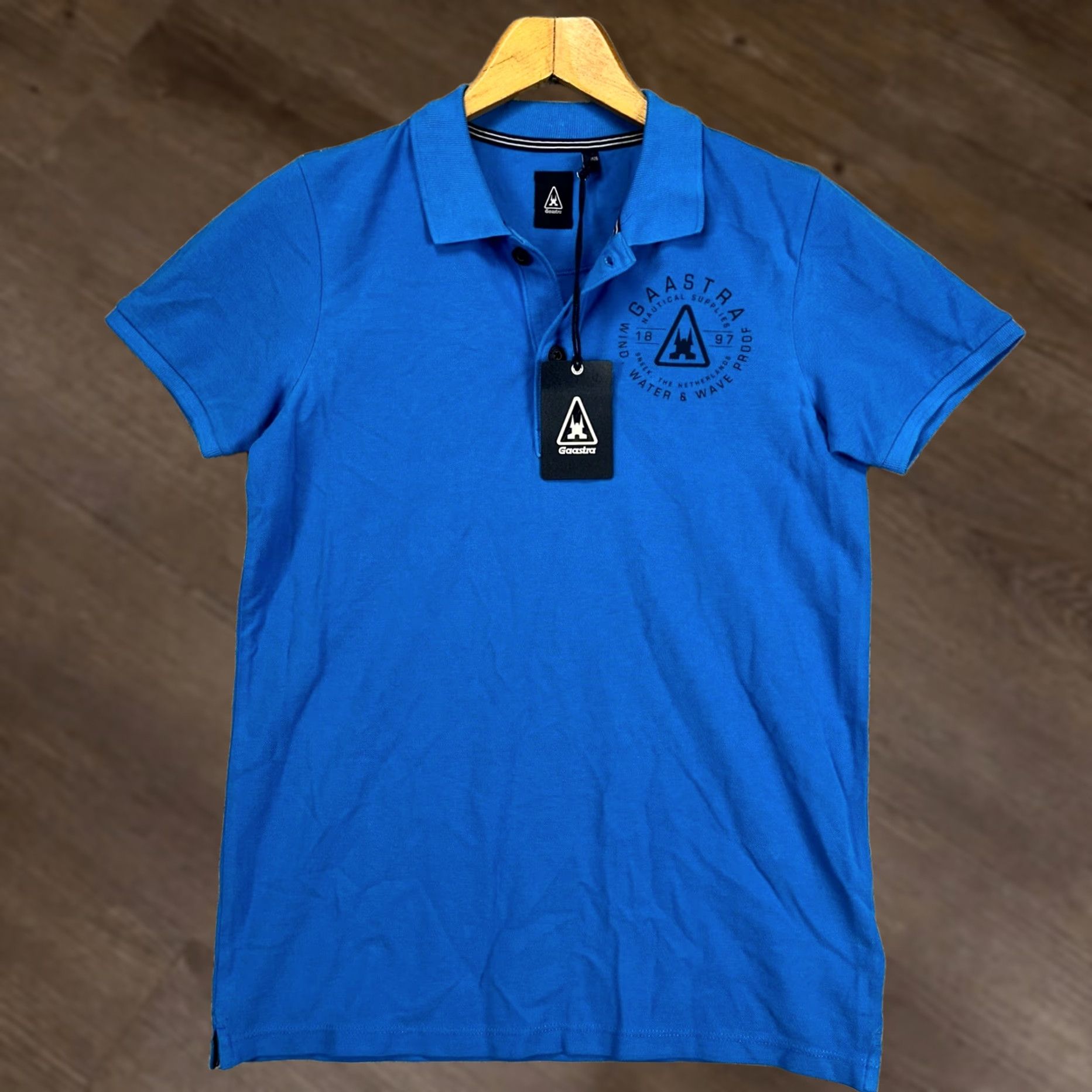 Vintage Gaastra Polo Shirt Men US Small Blue Short Sleeve Logo Rugby NEW Size US S / EU 44-46 / 1 - 1 Thumbnail