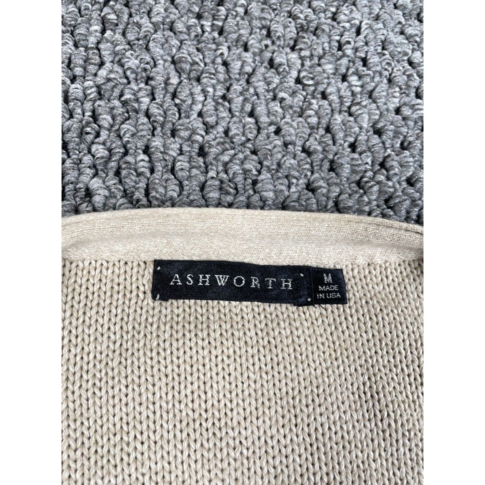 Vintage Vintage 1997 US Open Ashworth Mens Medium Sweater Vest Adult Beige Cotton Knitted Sports Retro Size US M / EU 48-50 / 2 - 3 Thumbnail