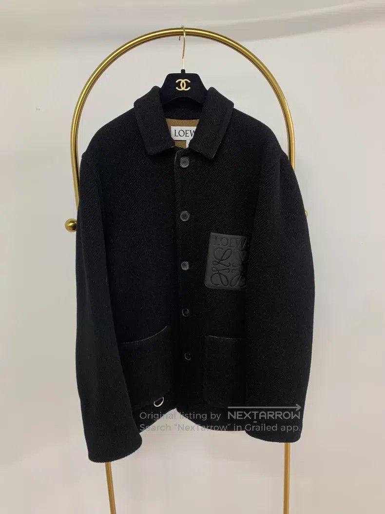 Loewe Loewe Black Wool Coat Size US M / EU 48-50 / 2 - 1 Thumbnail