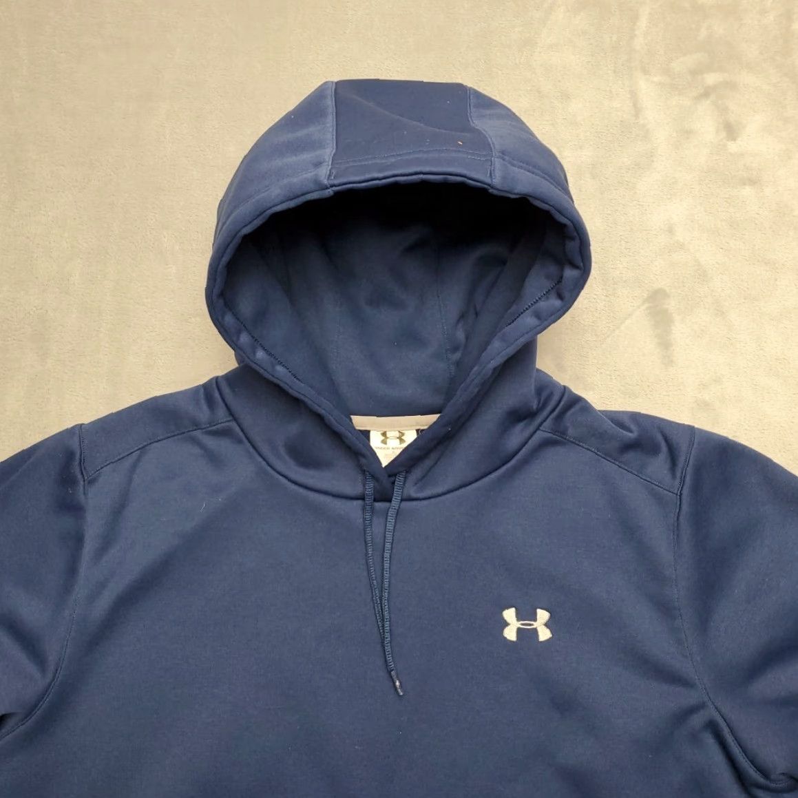 Under Armour Under Armour Hoodie Womens XL Blue Hooded 100% Polyester Pullover Sweatshirt Size XL / US 12-14 / IT 48-50 - 2 Thumbnail