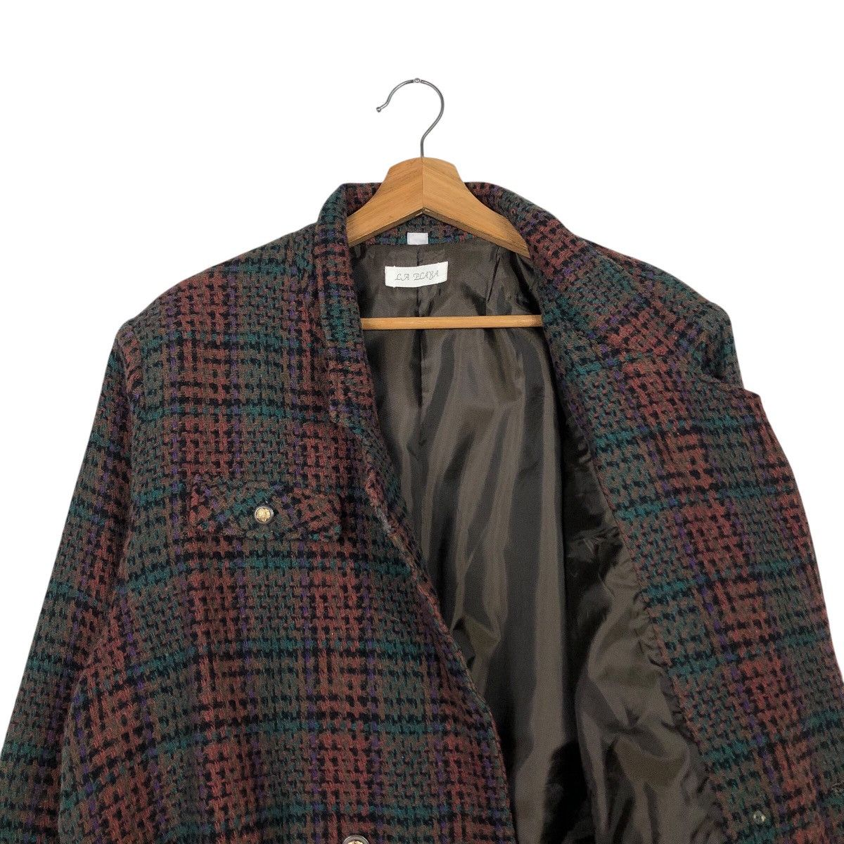 Japanese Brand × Vintage 📌Vintage Wool Bomber Jacket Native La Playa Issey Miyake Size US M / EU 48-50 / 2 - 13 Thumbnail
