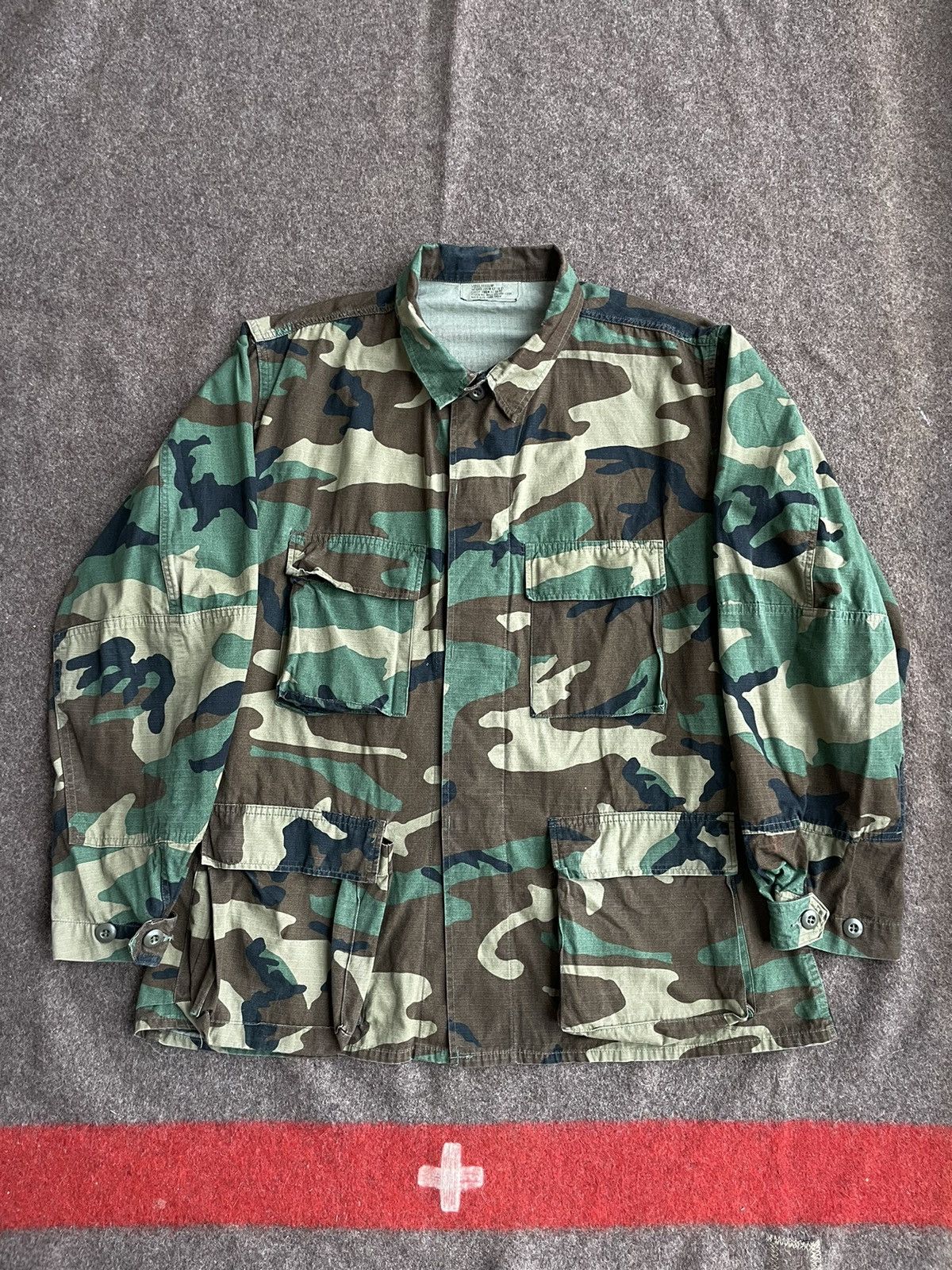 US Army Combat Hot Weather Woodland Coat