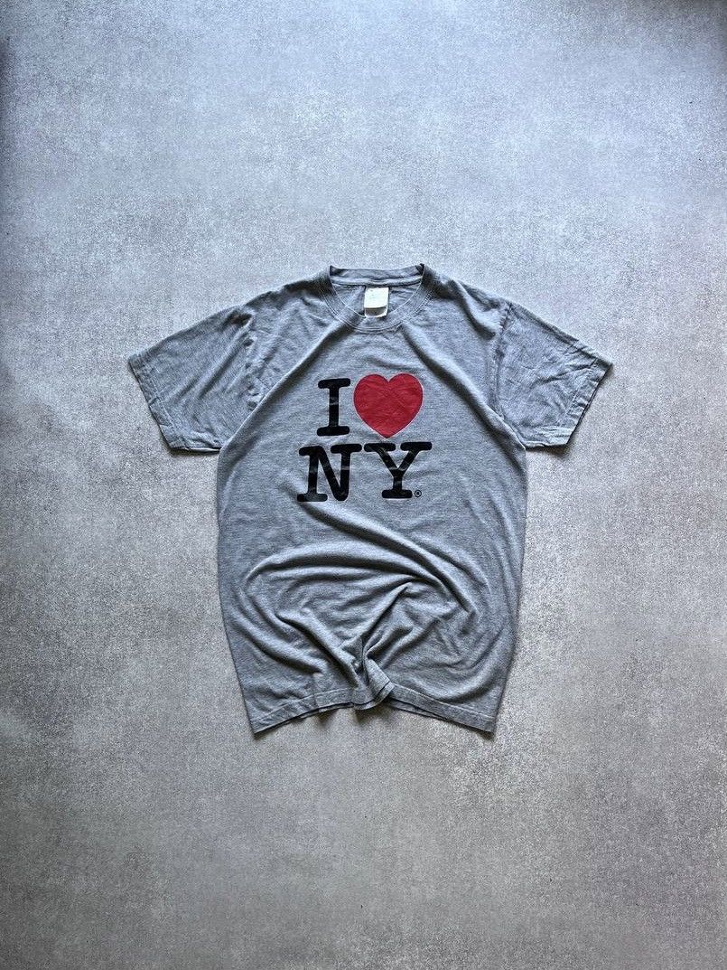 Vintage I ♥️ NY Raf Simons Style Boxy T-shirt Y2K L