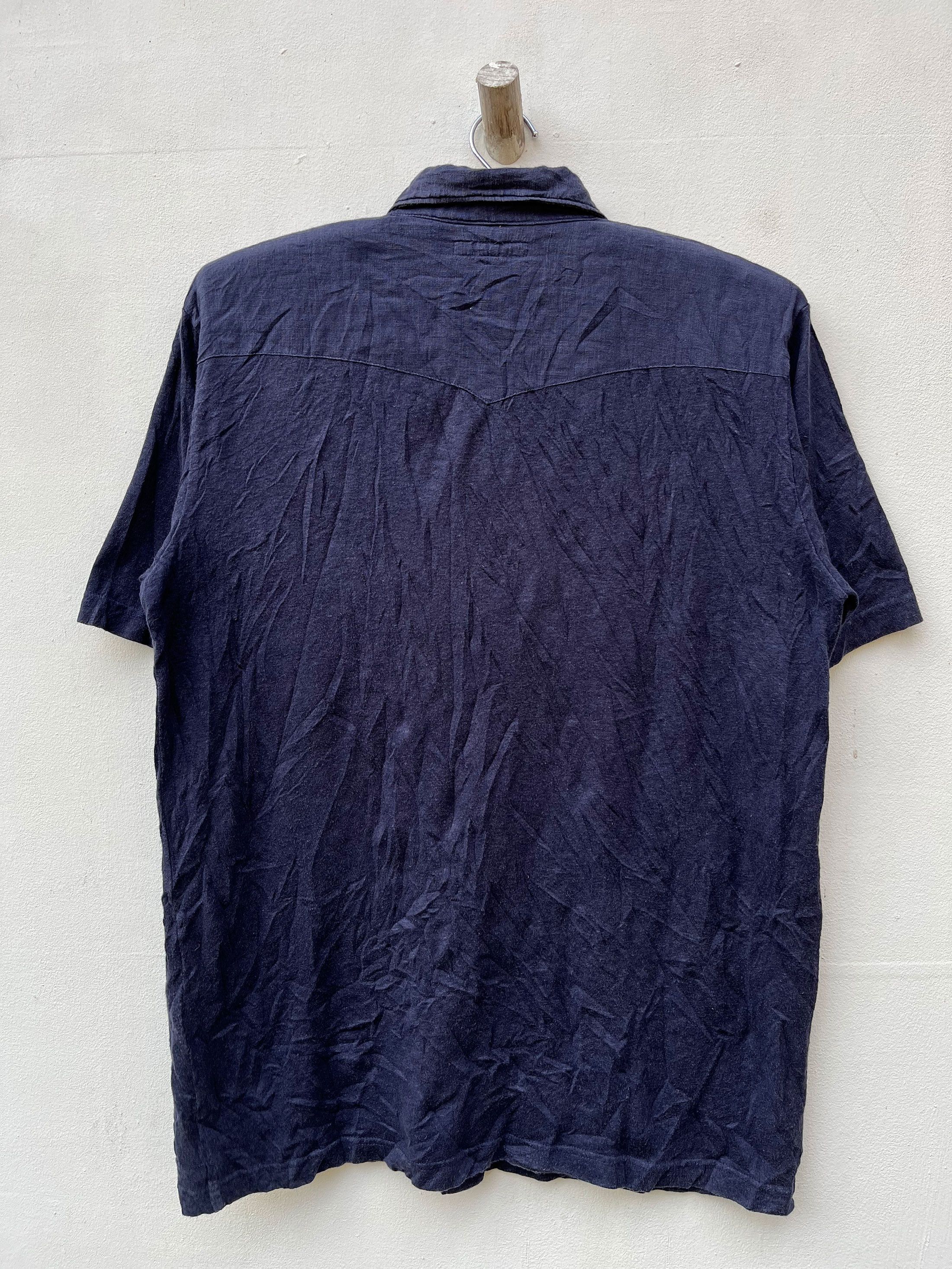 Japanese Brand Gaijin Made Japan Short Sleeve Pearl Snap Western Shirt Size US L / EU 52-54 / 3 - 4 Thumbnail