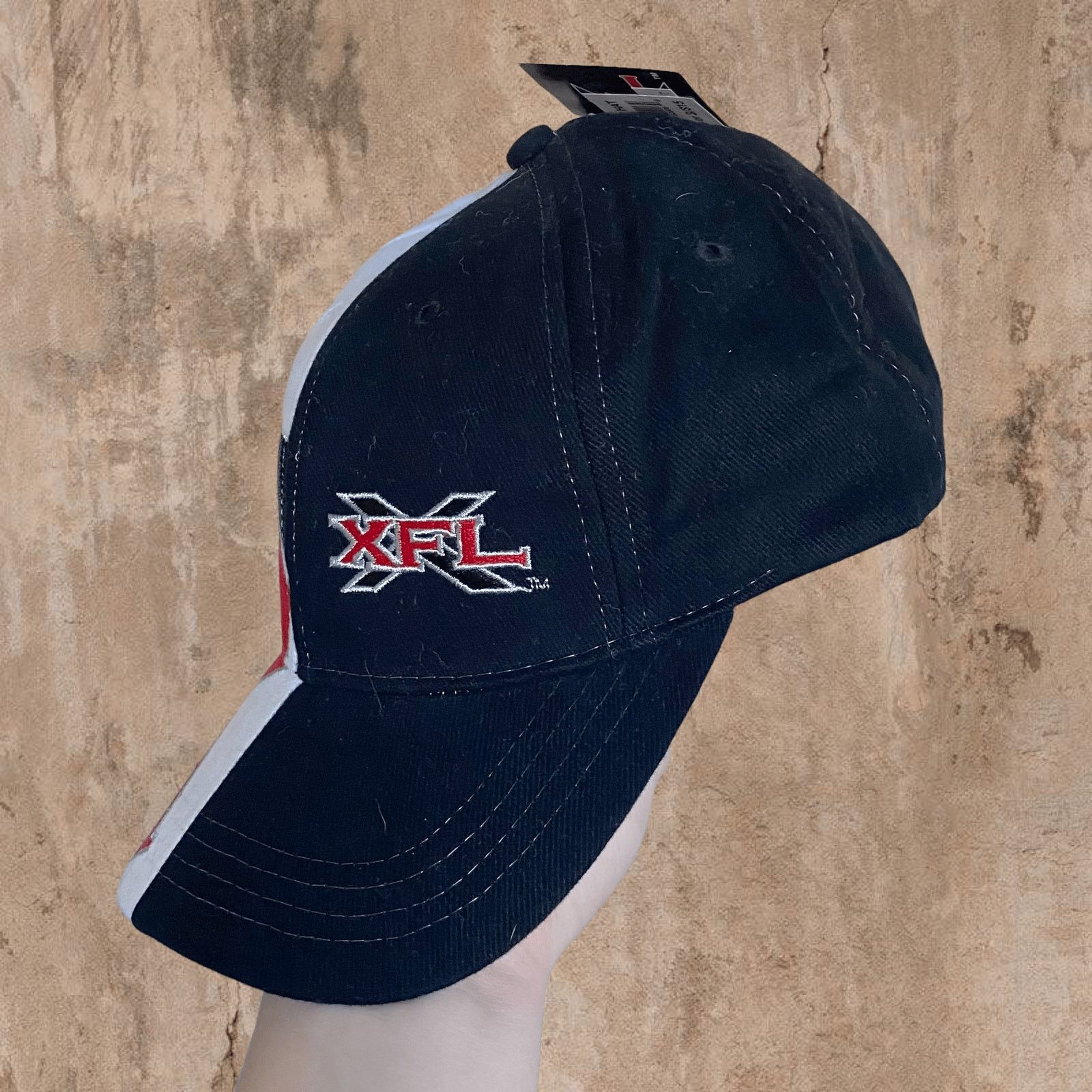 Vintage Vintage Y2K XFL Hat OSFA Large Embroidered Drew Pearson NWT Size ONE SIZE - 5 Thumbnail