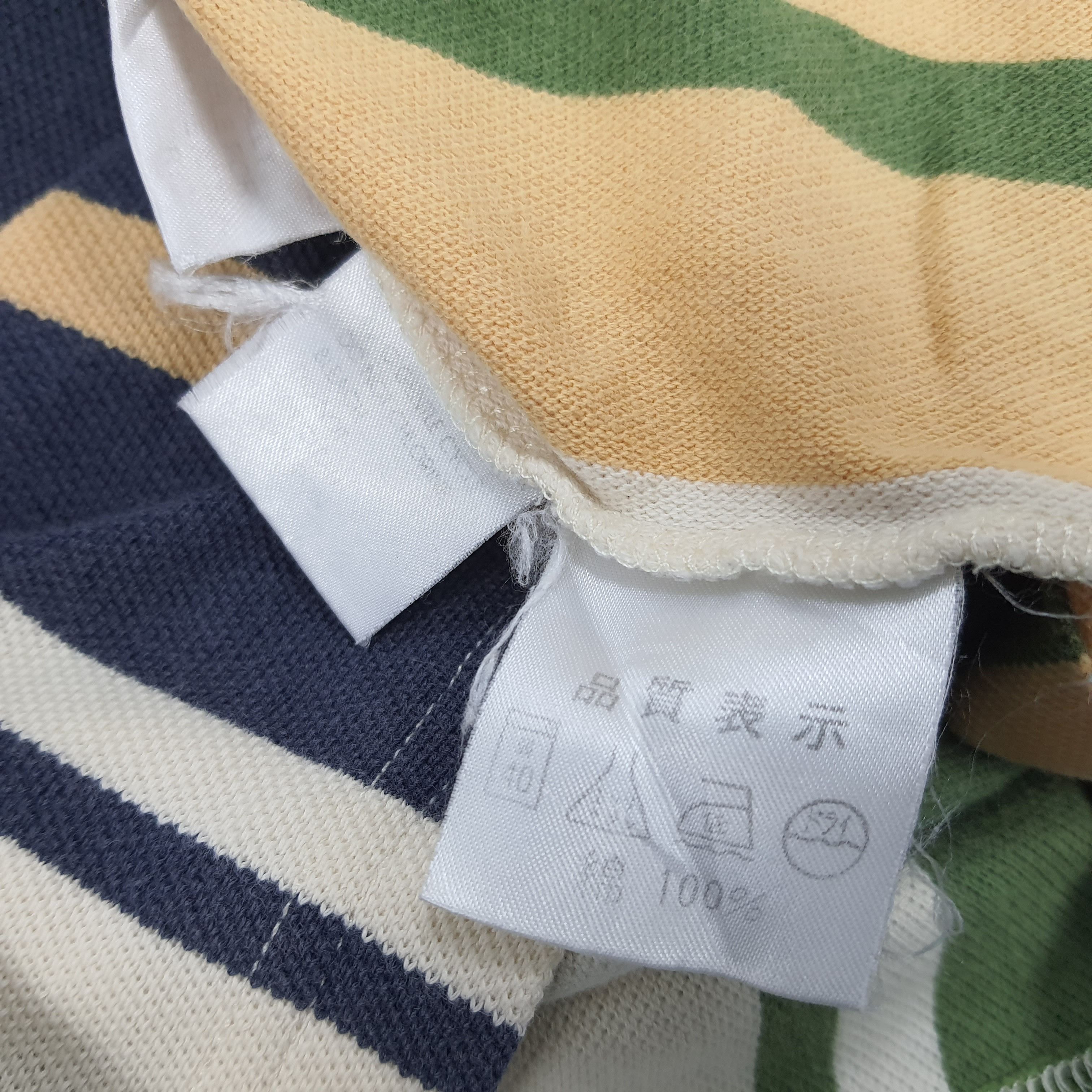 Vintage × Yves Saint Laurent Vintage YSL Yves Saint Laurent Designer Striped Tshirt Size US M / EU 48-50 / 2 - 5 Thumbnail