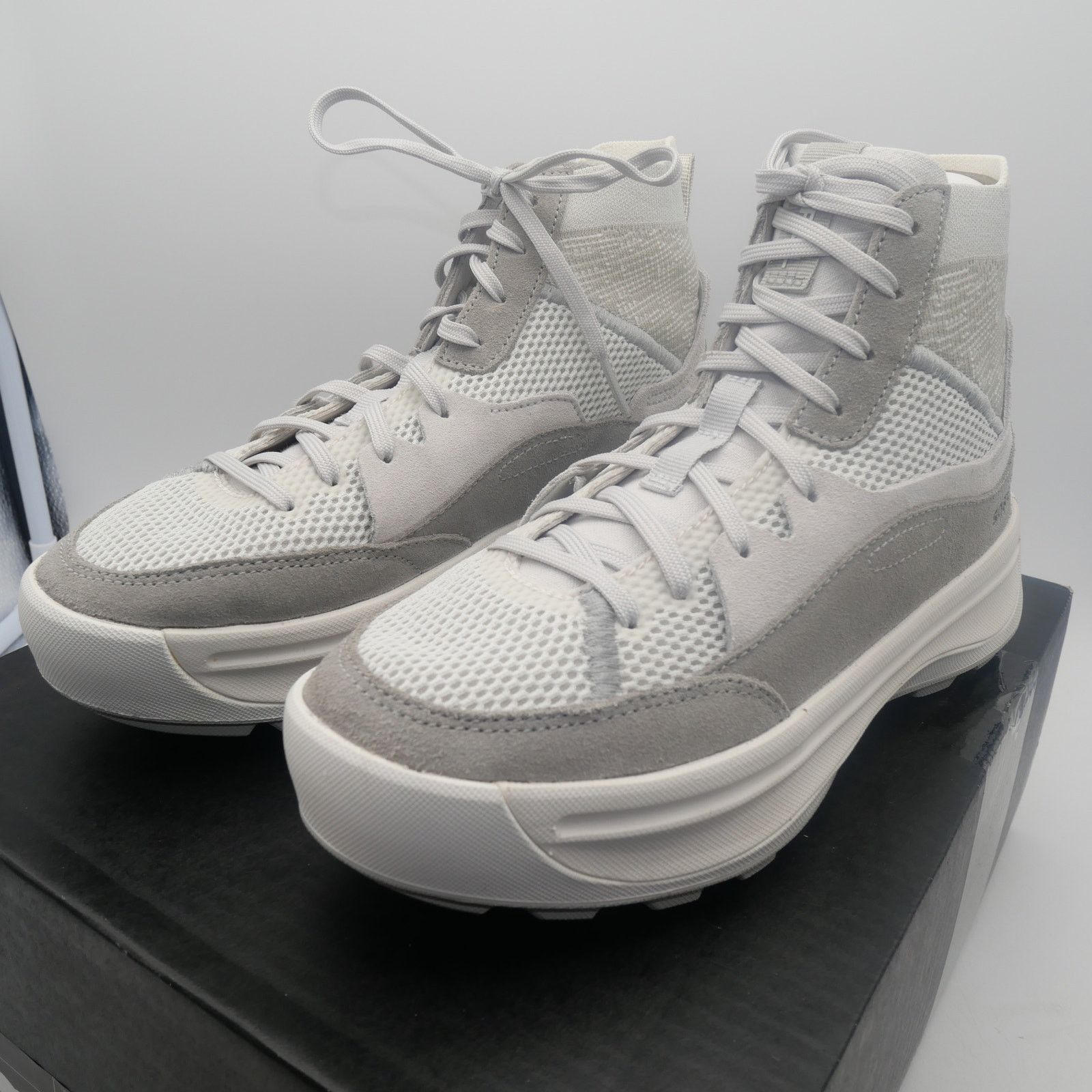 SOREL NEW Sorel ONA 503 Knit Mid Sneakers Boots Moonstone Gray Size US 7.5 / IT 37.5 - 2 Thumbnail