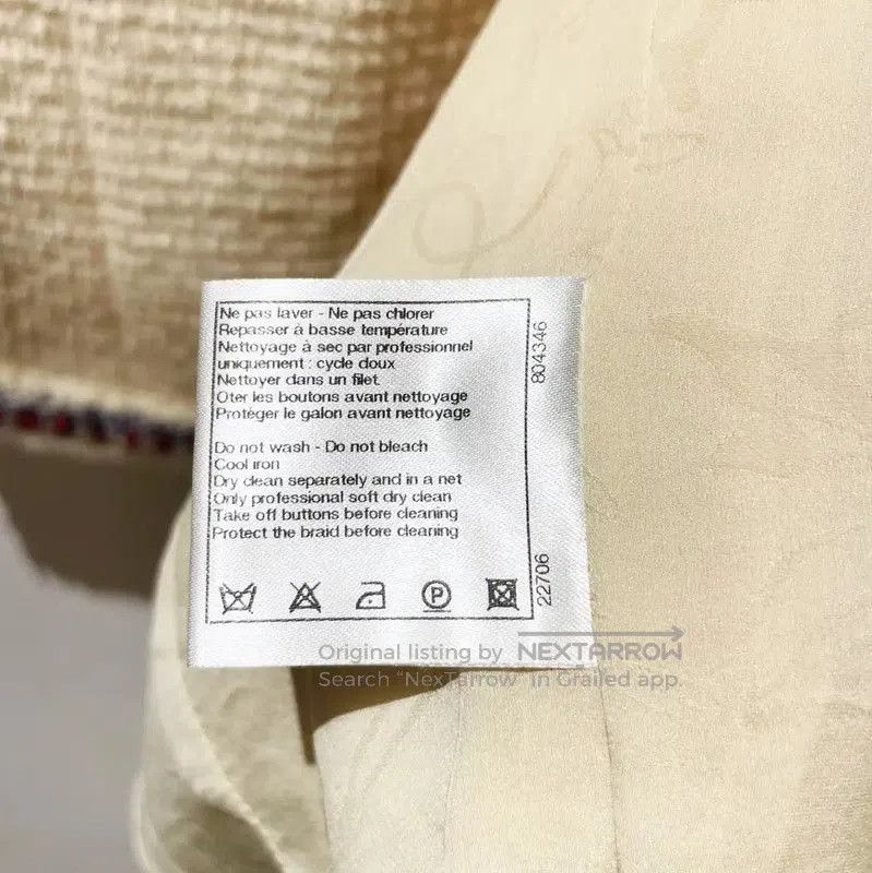 Chanel Chanel Ivory Cotton Blend Long Sleeve Cardigan . Size S / US 4 / IT 40 - 6 Thumbnail